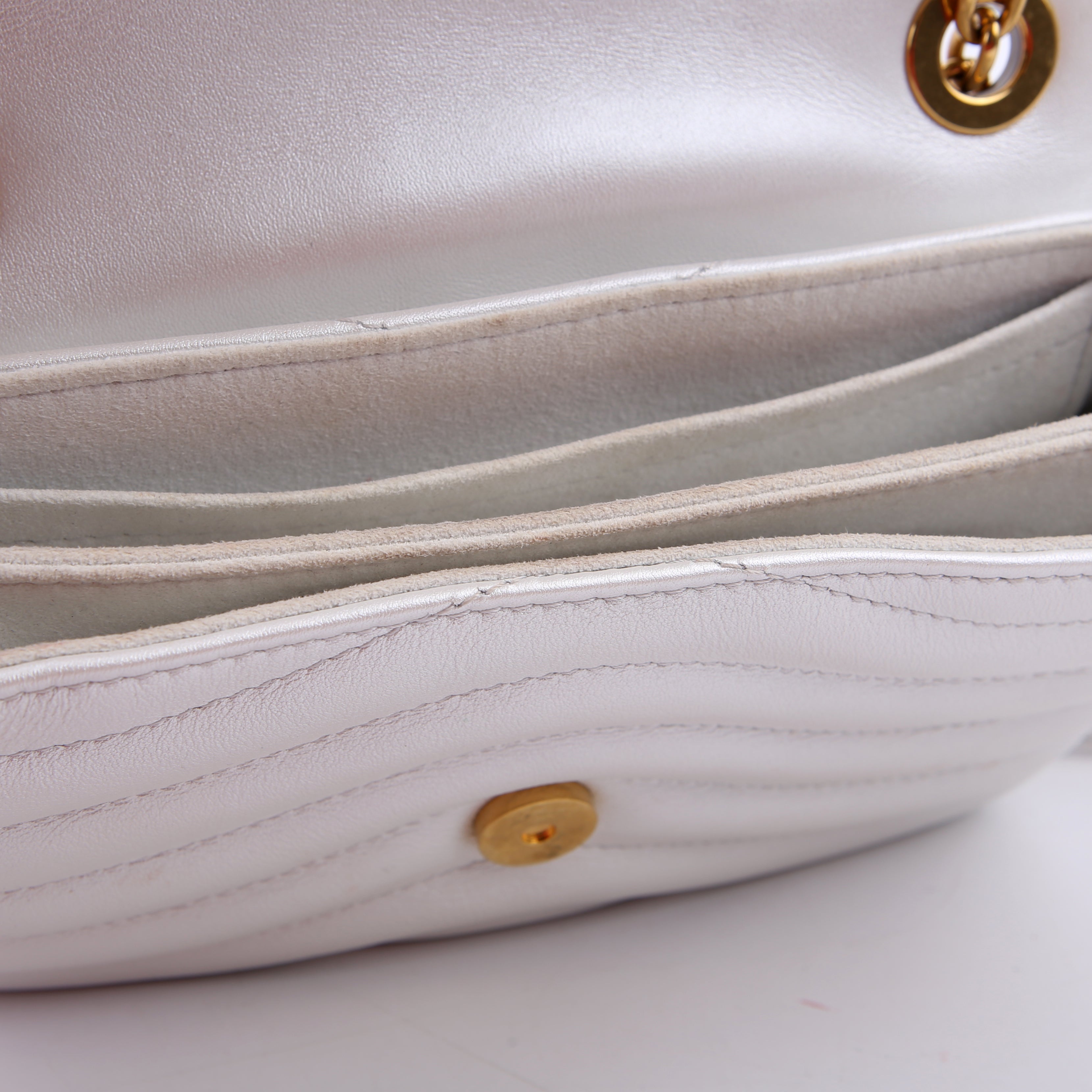 Louis Vuitton New Wave Chain Bag PM White