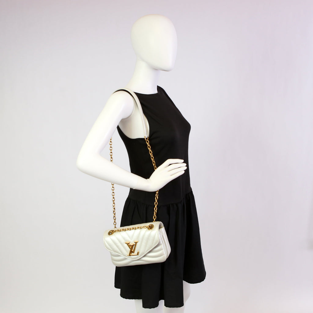 Louis Vuitton New Wave Chain Bag PM White