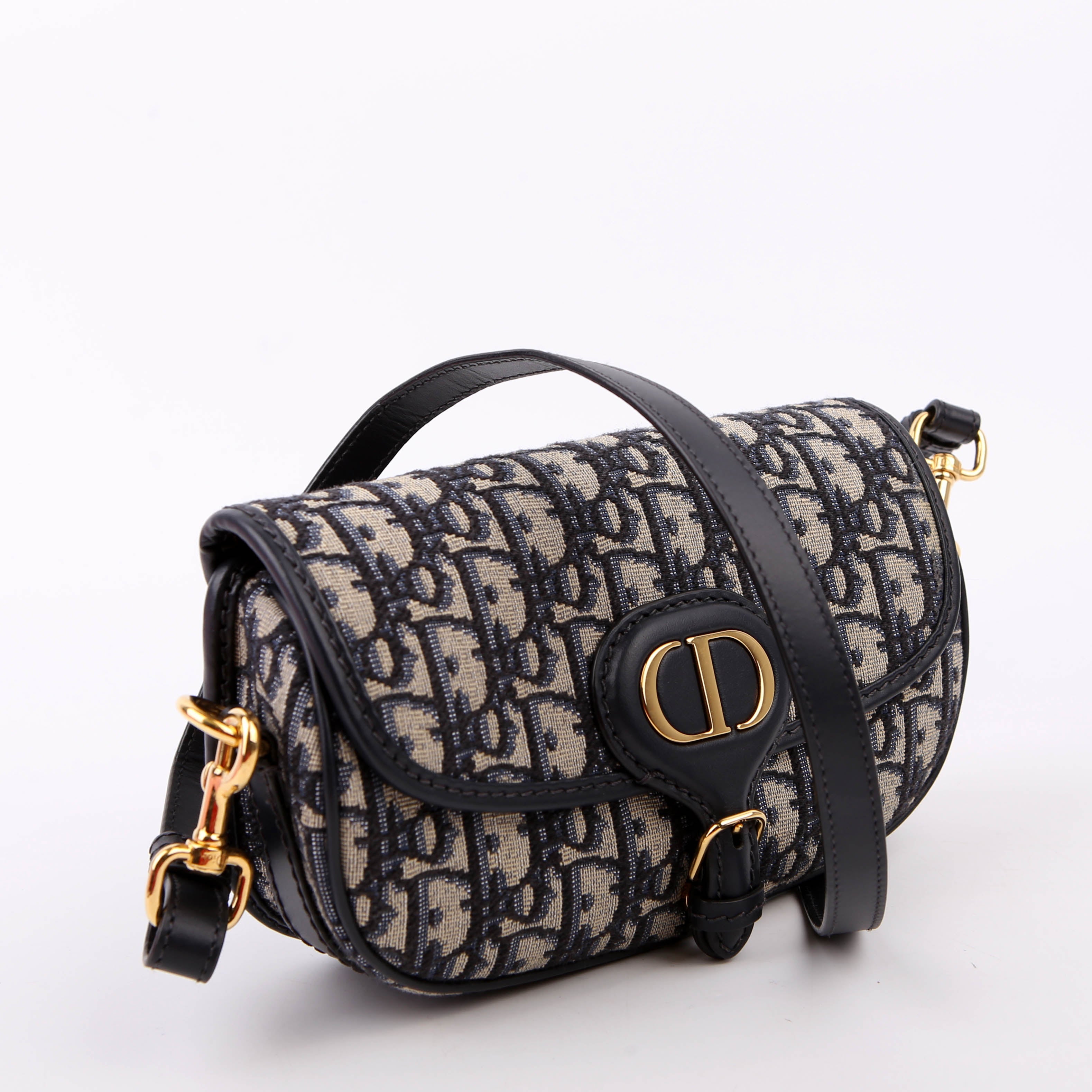 Christian Dior Bobby Bag East-West Oblique Blue