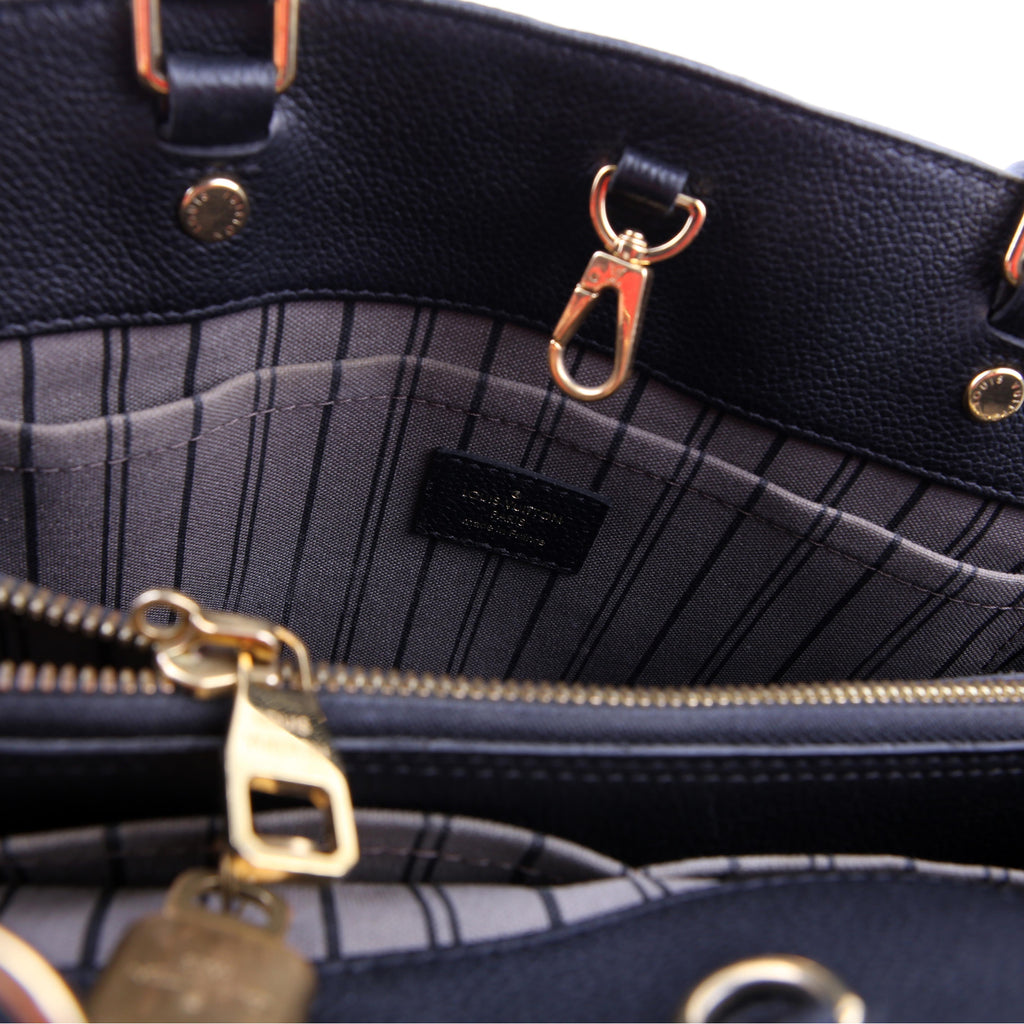 Louis Vuitton Montaigne MM Empreinte Black