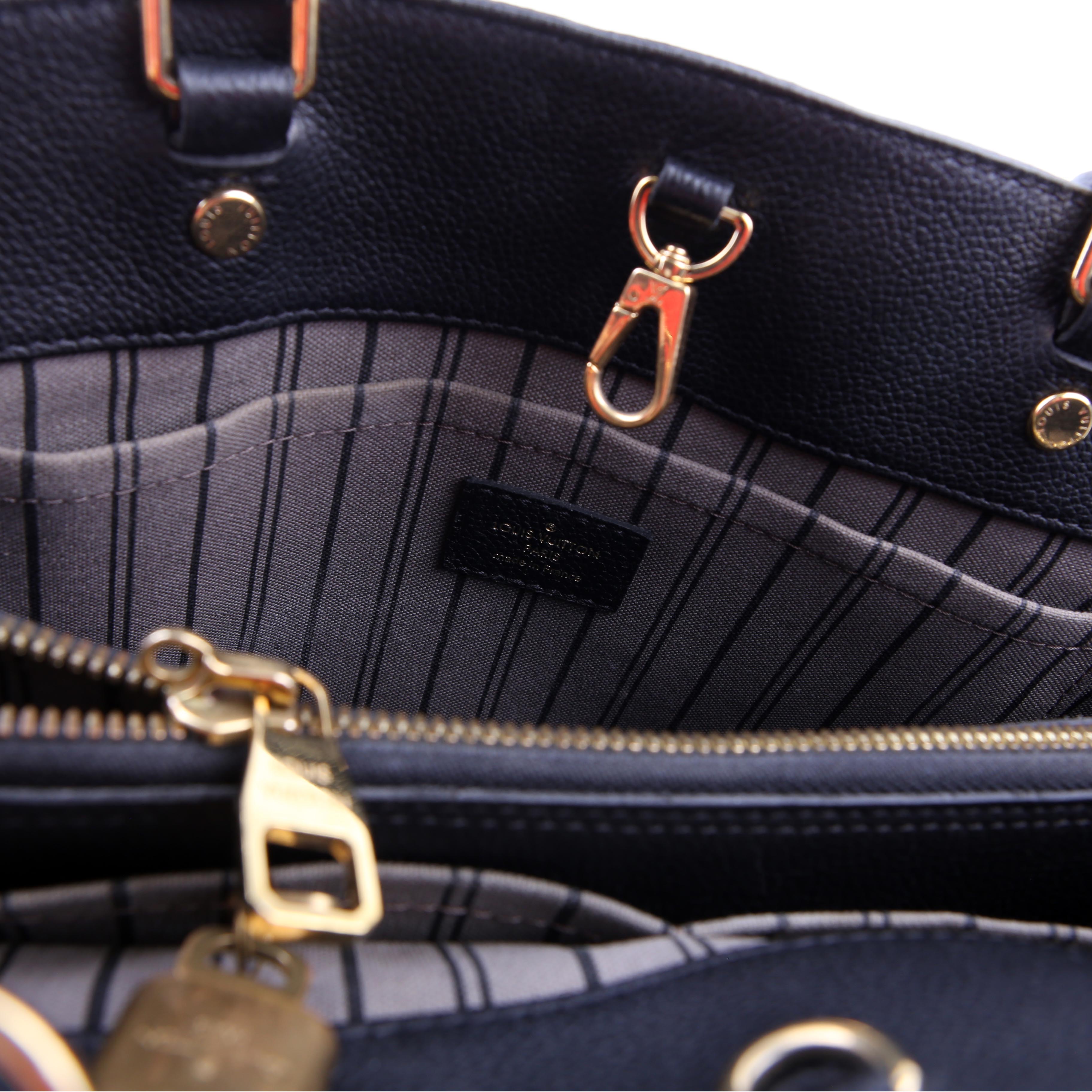 Louis Vuitton Montaigne MM Empreinte Black