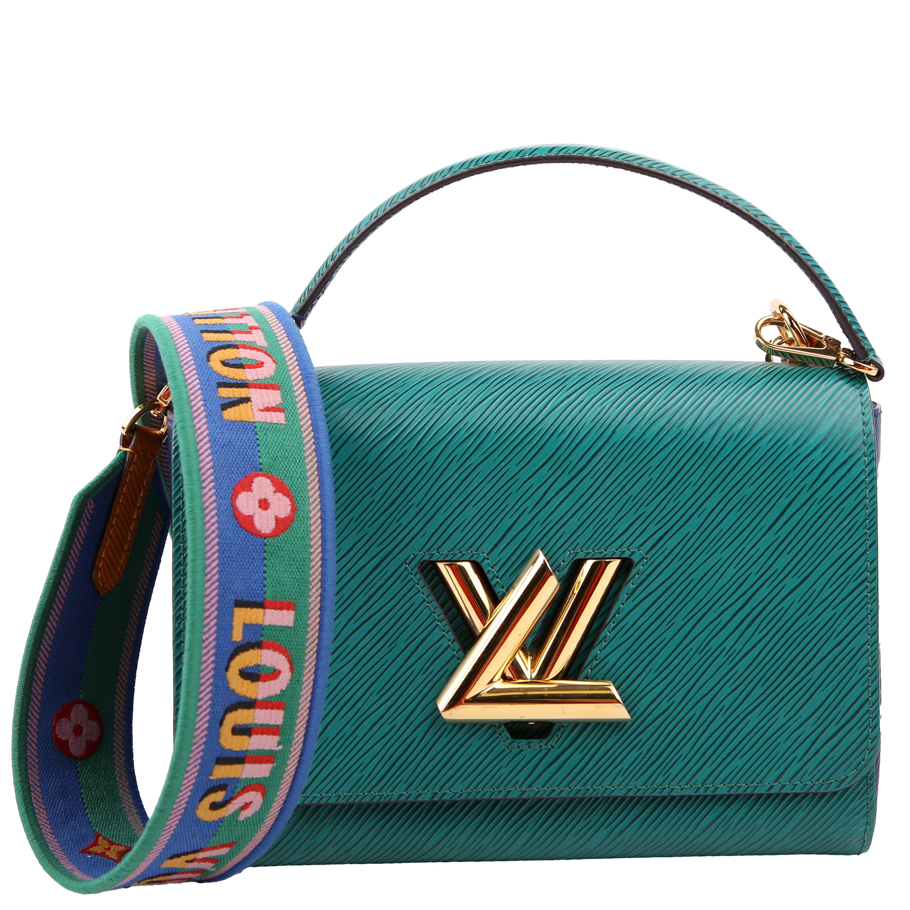 Louis Vuitton Twist MM Epi Newer Teal