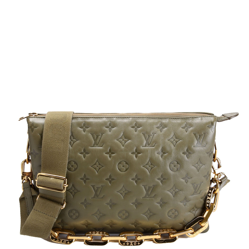 Louis Vuitton Coussin MM Lambskin Green