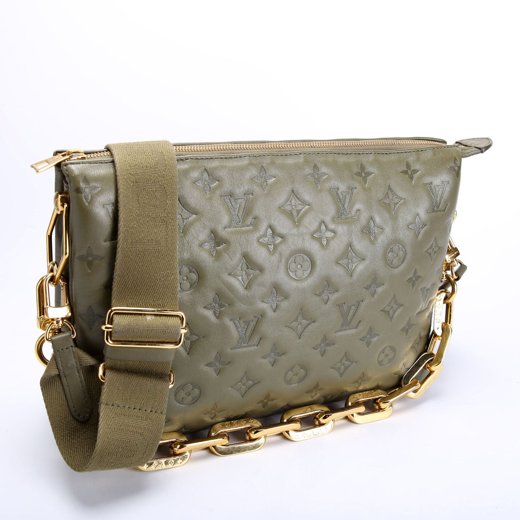 Louis Vuitton Coussin MM Lambskin Green