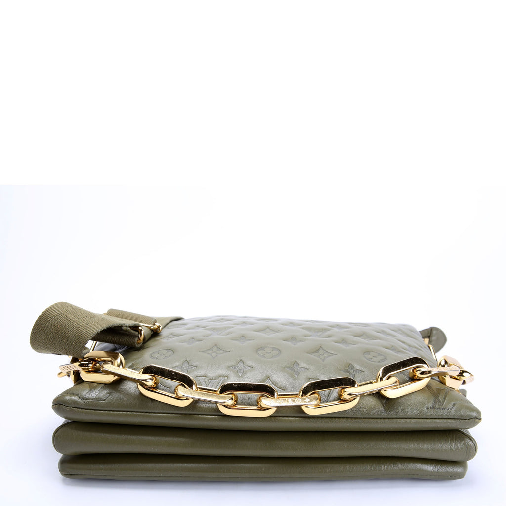 Louis Vuitton Coussin MM Lambskin Green