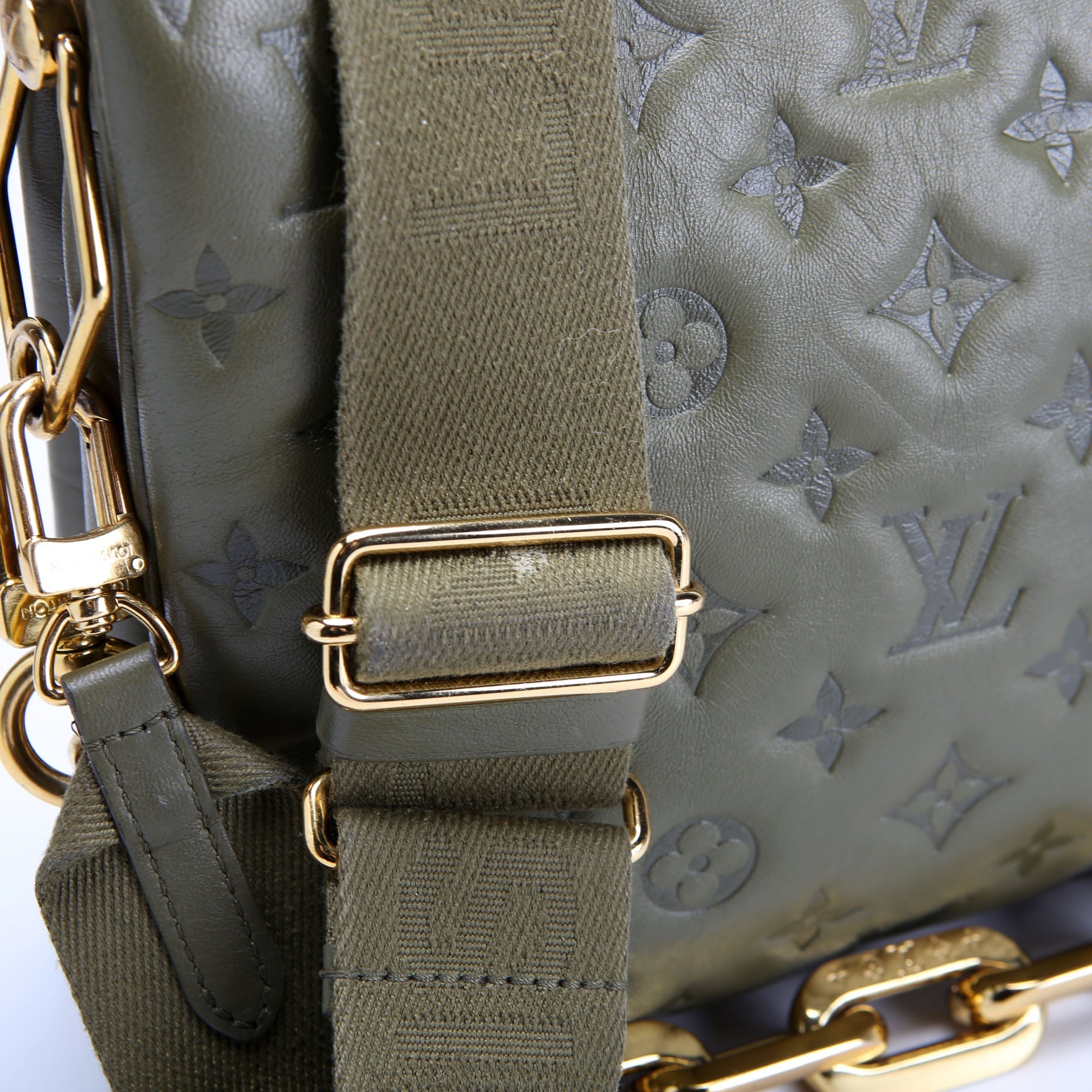 Louis Vuitton Coussin MM Lambskin Green