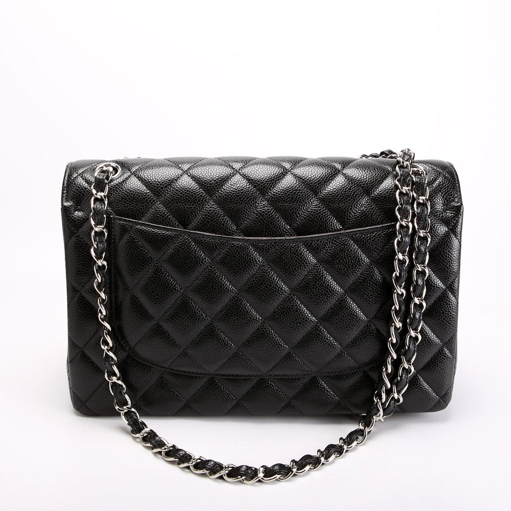 Chanel Classic Flap Jumbo Caviar RFID Black
