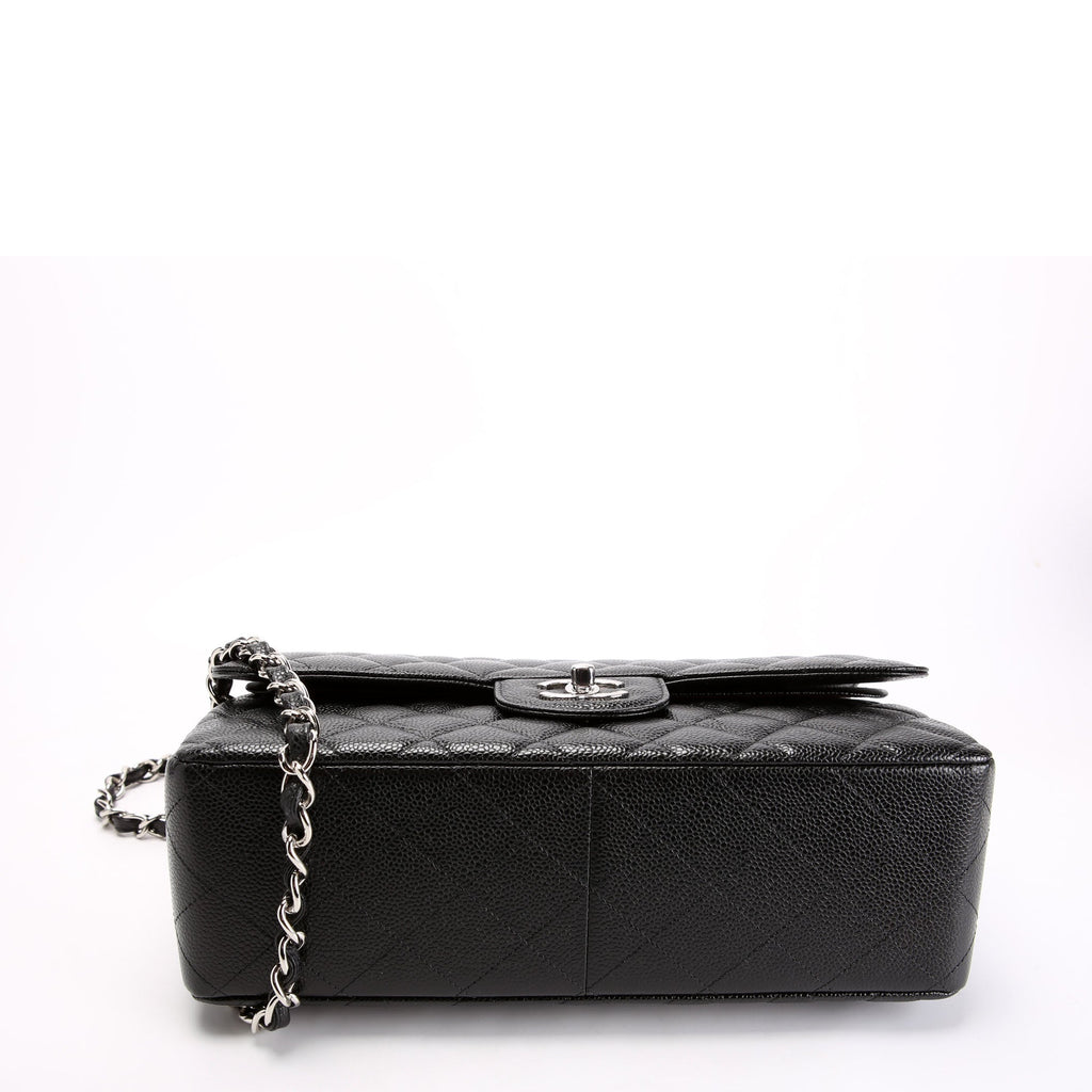 Chanel Classic Flap Jumbo Caviar RFID Black