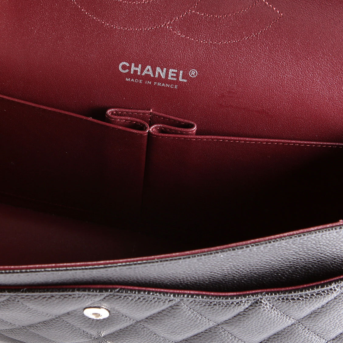 Chanel Classic Flap Jumbo Caviar RFID Black
