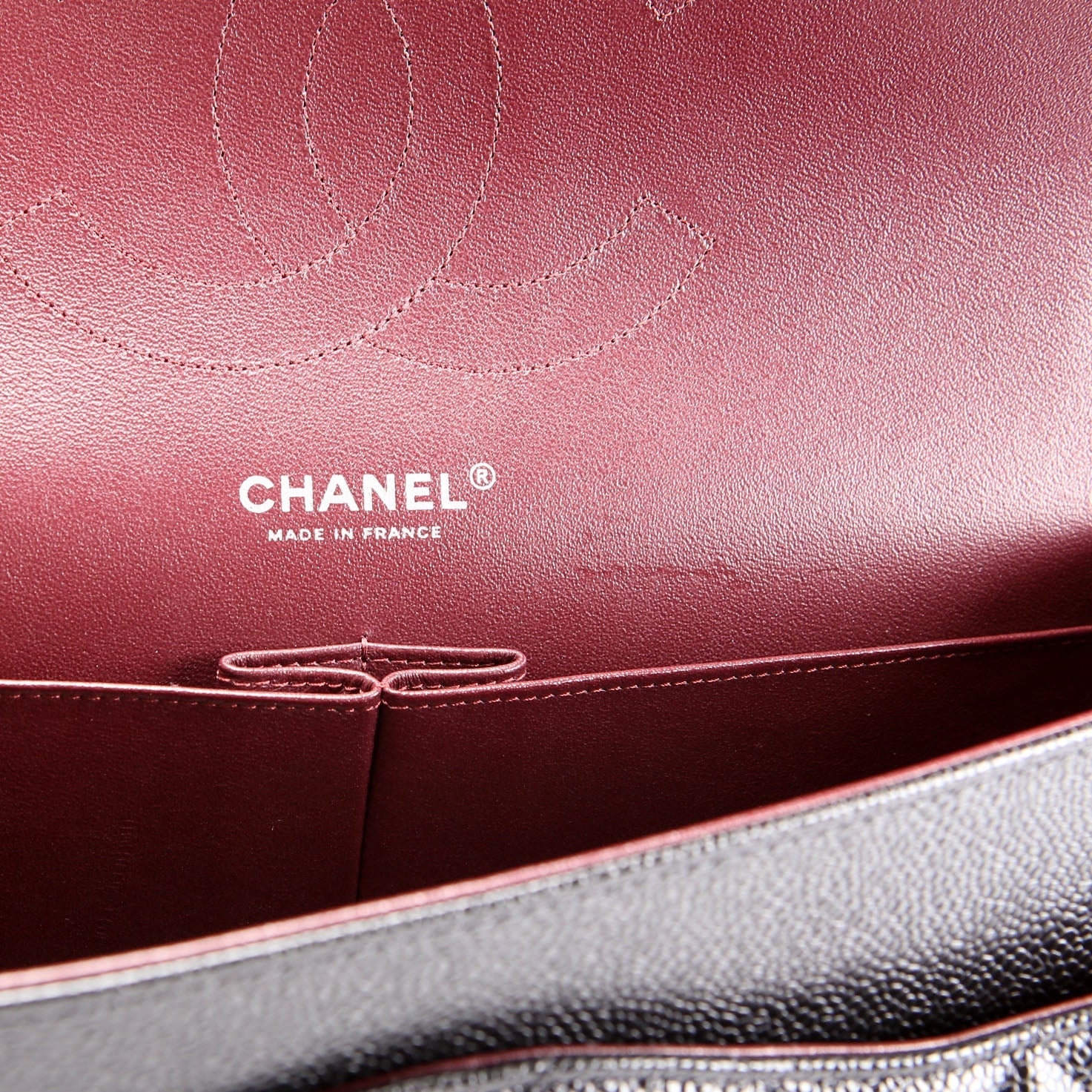 Chanel Classic Flap Jumbo Caviar RFID Black