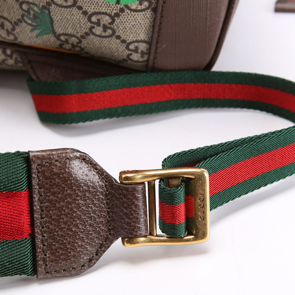 Gucci 428027 GG Supreme Bengal Backpack Beige/Multicolor