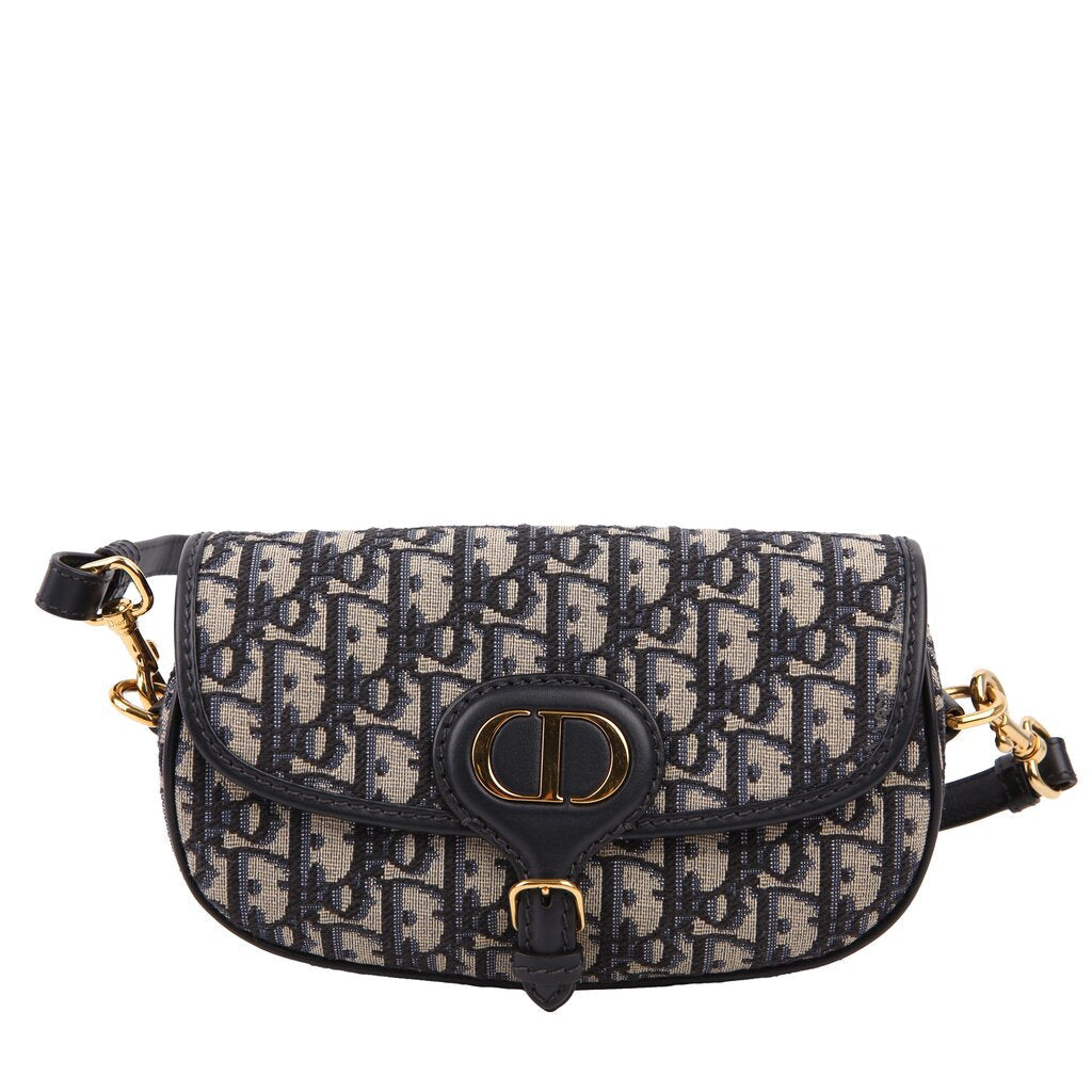 Christian Dior Bobby Bag East-West Oblique Blue