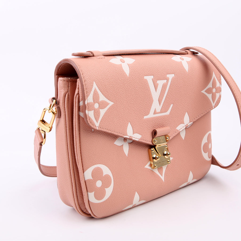 Louis Vuitton Pochette Metis Empreinte Bicolor Pink