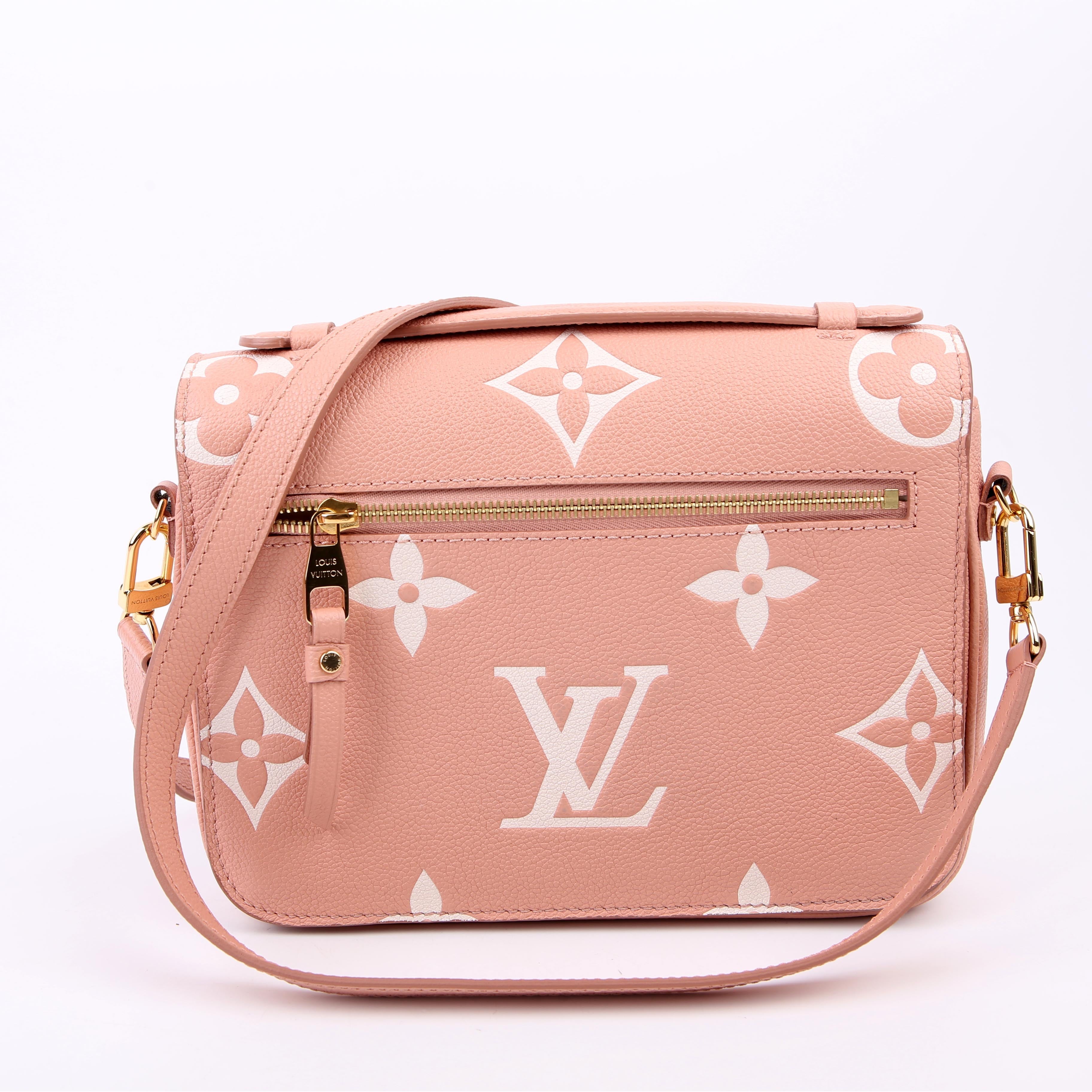 Louis Vuitton Pochette Metis Empreinte Bicolor Pink