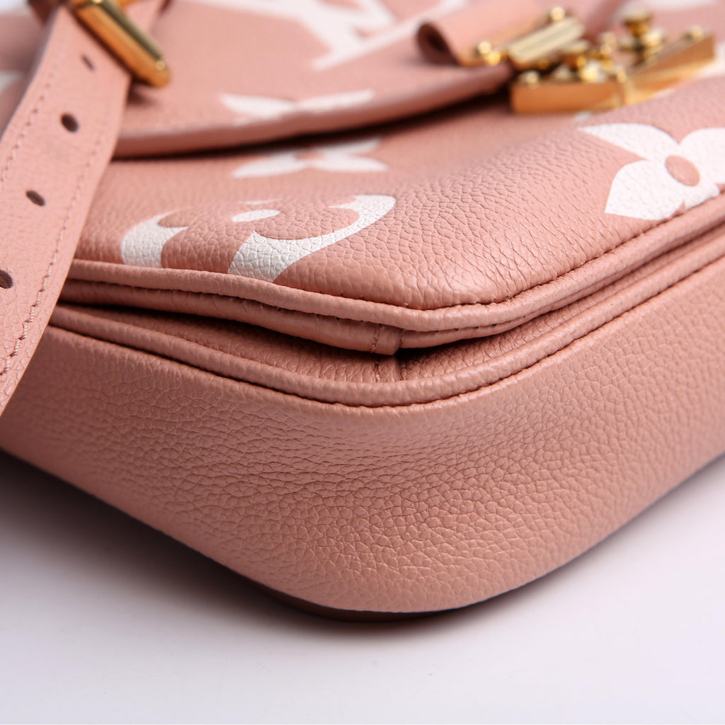 Louis Vuitton Pochette Metis Empreinte Bicolor Pink