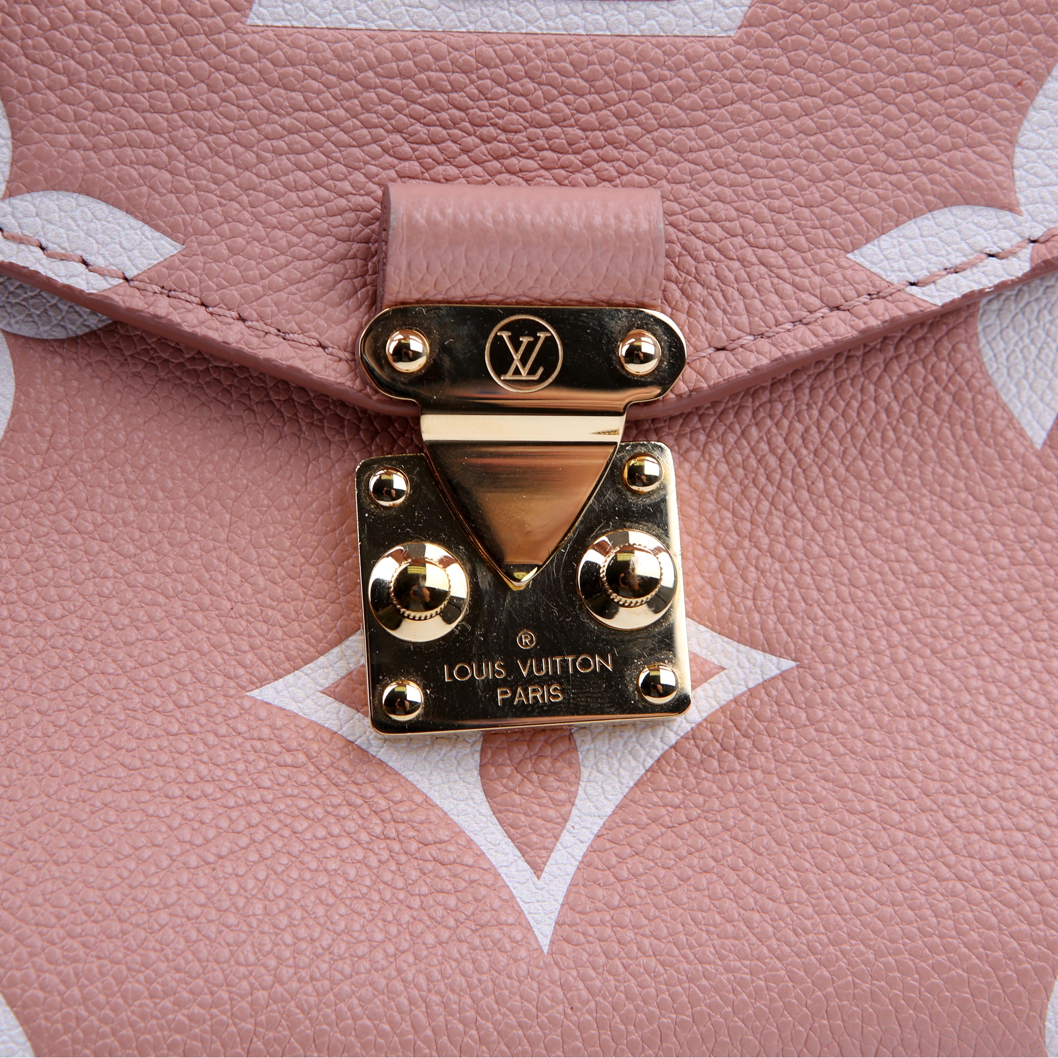 Louis Vuitton Pochette Metis Empreinte Bicolor Pink