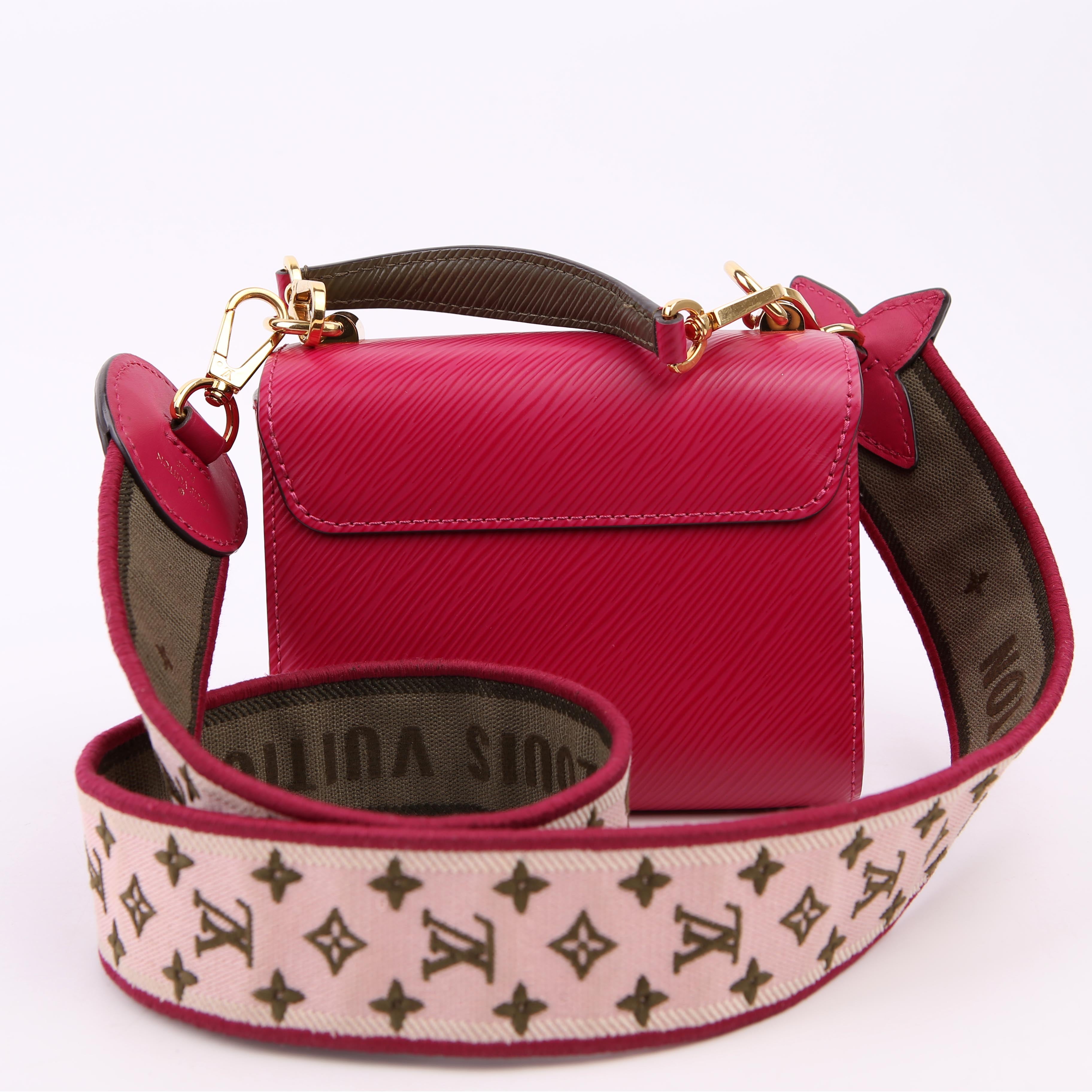 Louis Vuitton Twist Top Handle Mini Epi Pink