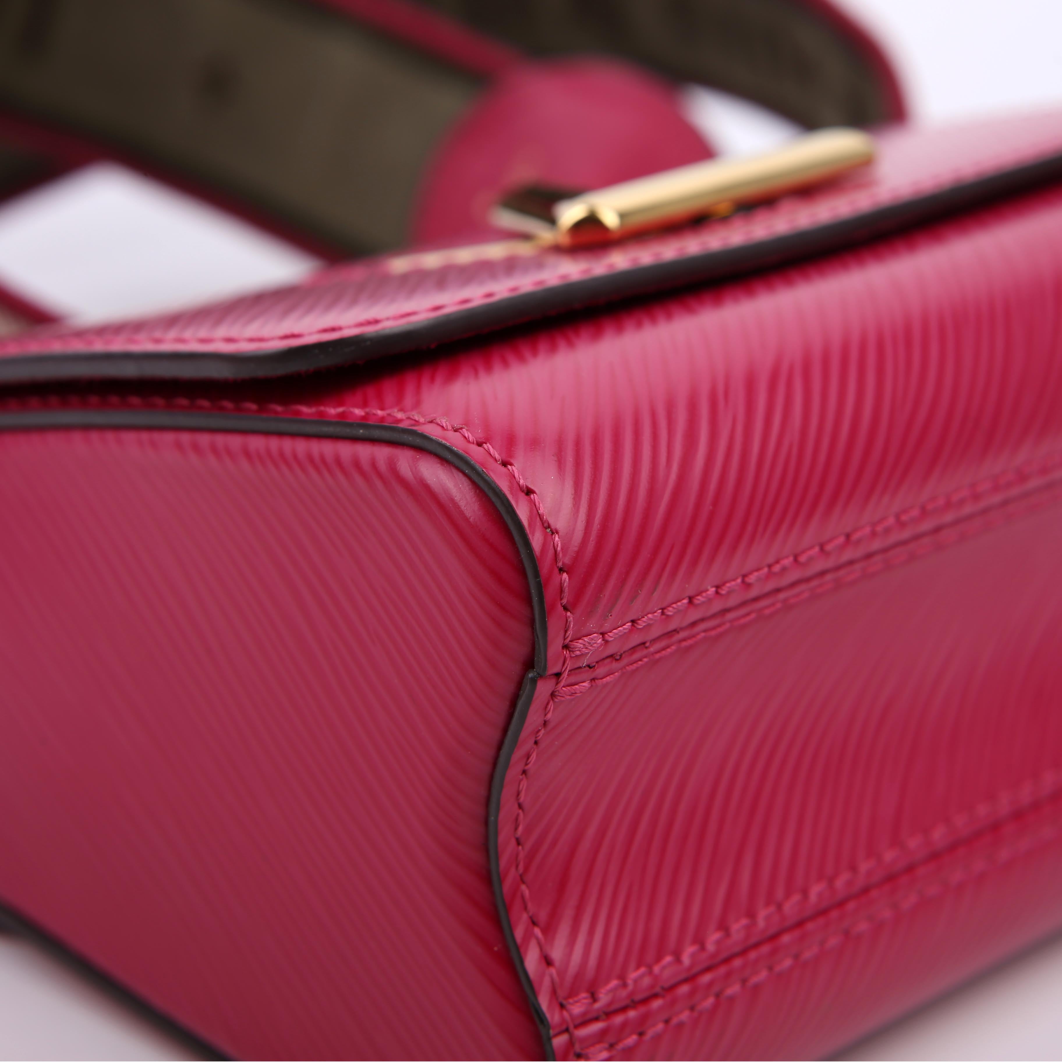 Louis Vuitton Twist Top Handle Mini Epi Pink