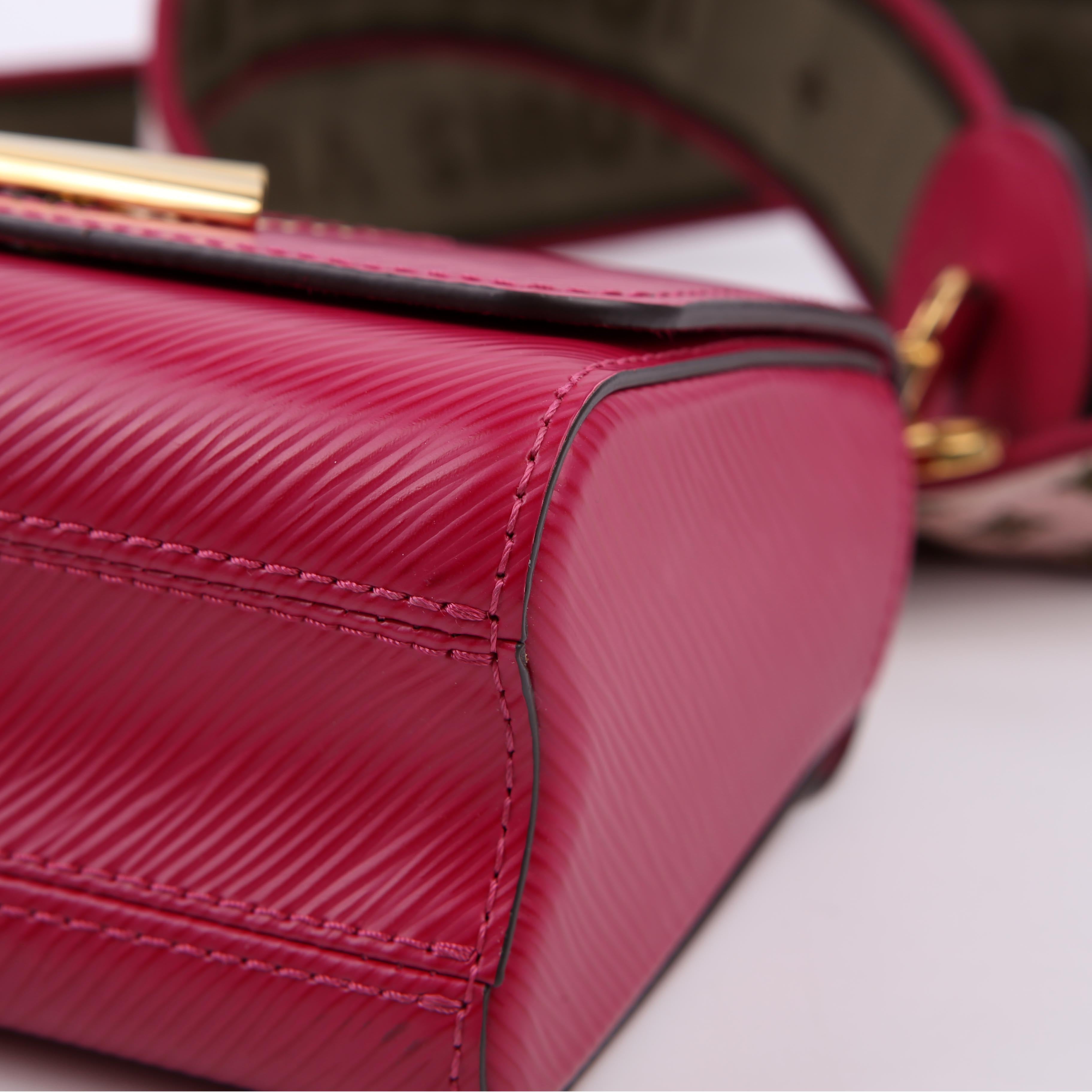 Louis Vuitton Twist Top Handle Mini Epi Pink
