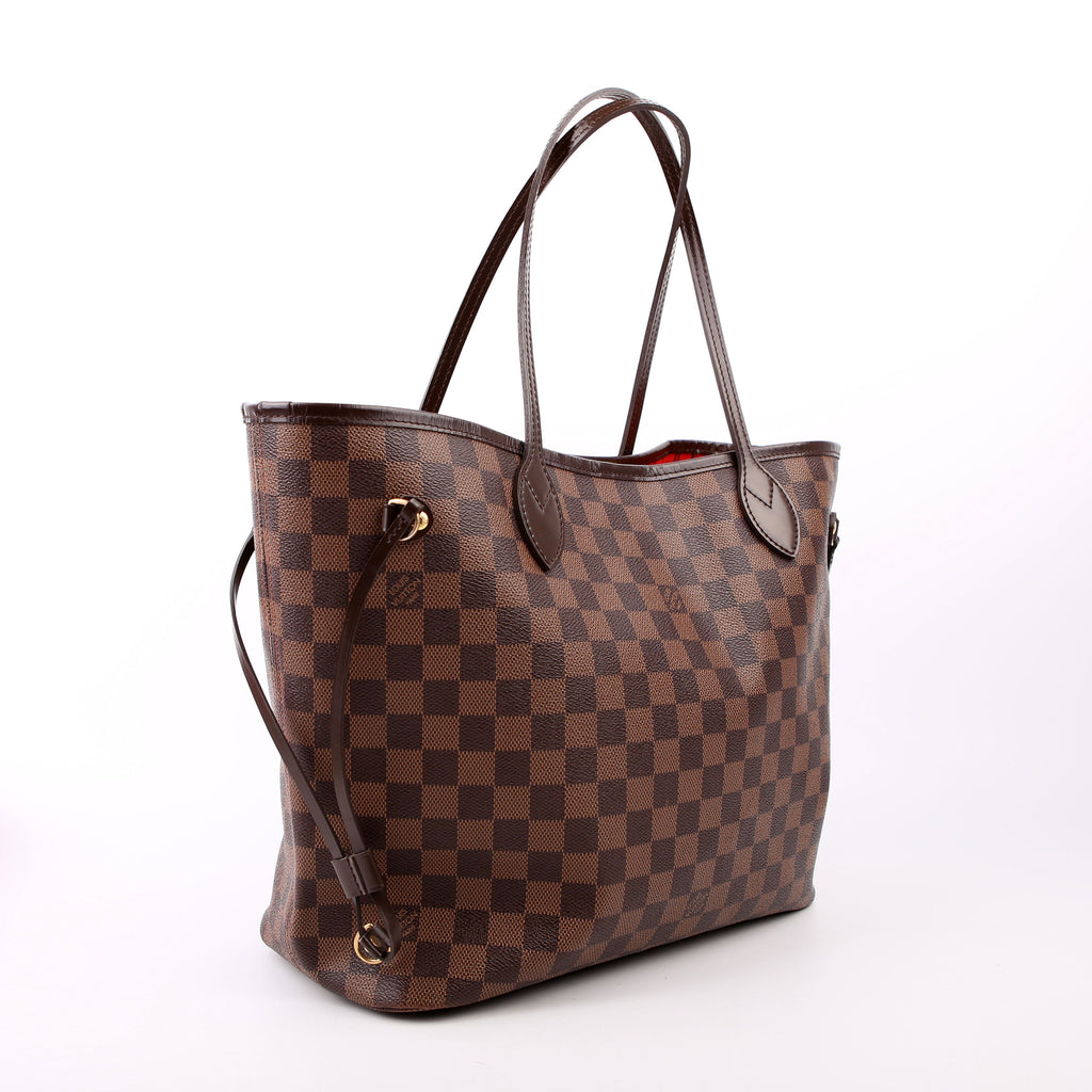 Louis Vuitton Neverfull MM Damier Ebene Red