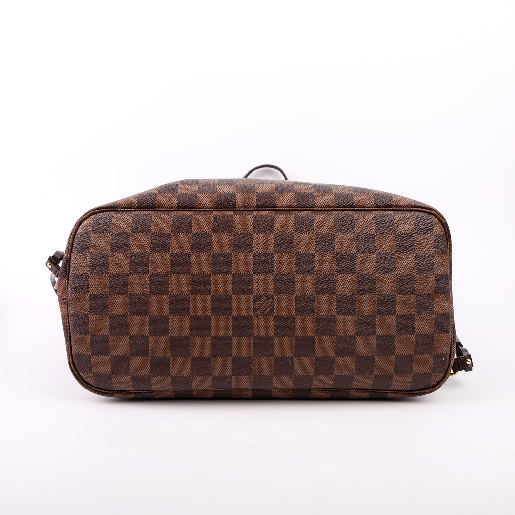 Louis Vuitton Neverfull MM Damier Ebene Red