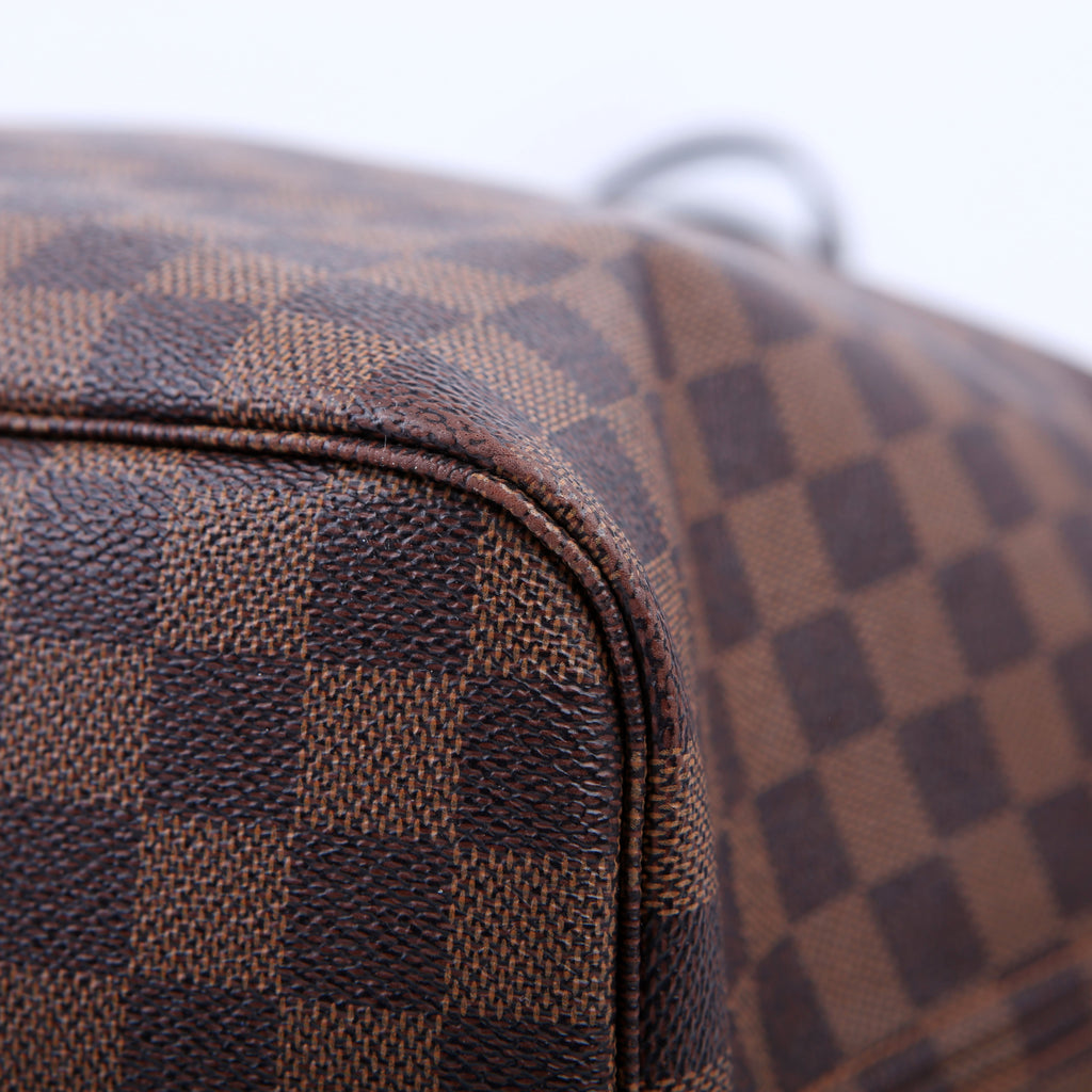 Louis Vuitton Neverfull MM Damier Ebene Red