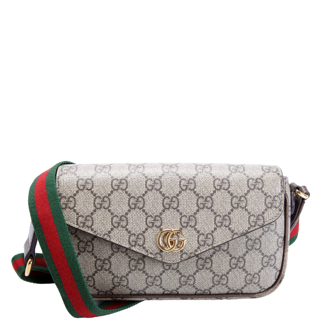 Gucci 764961 GG Supreme Ophidia Mini Bag Brown