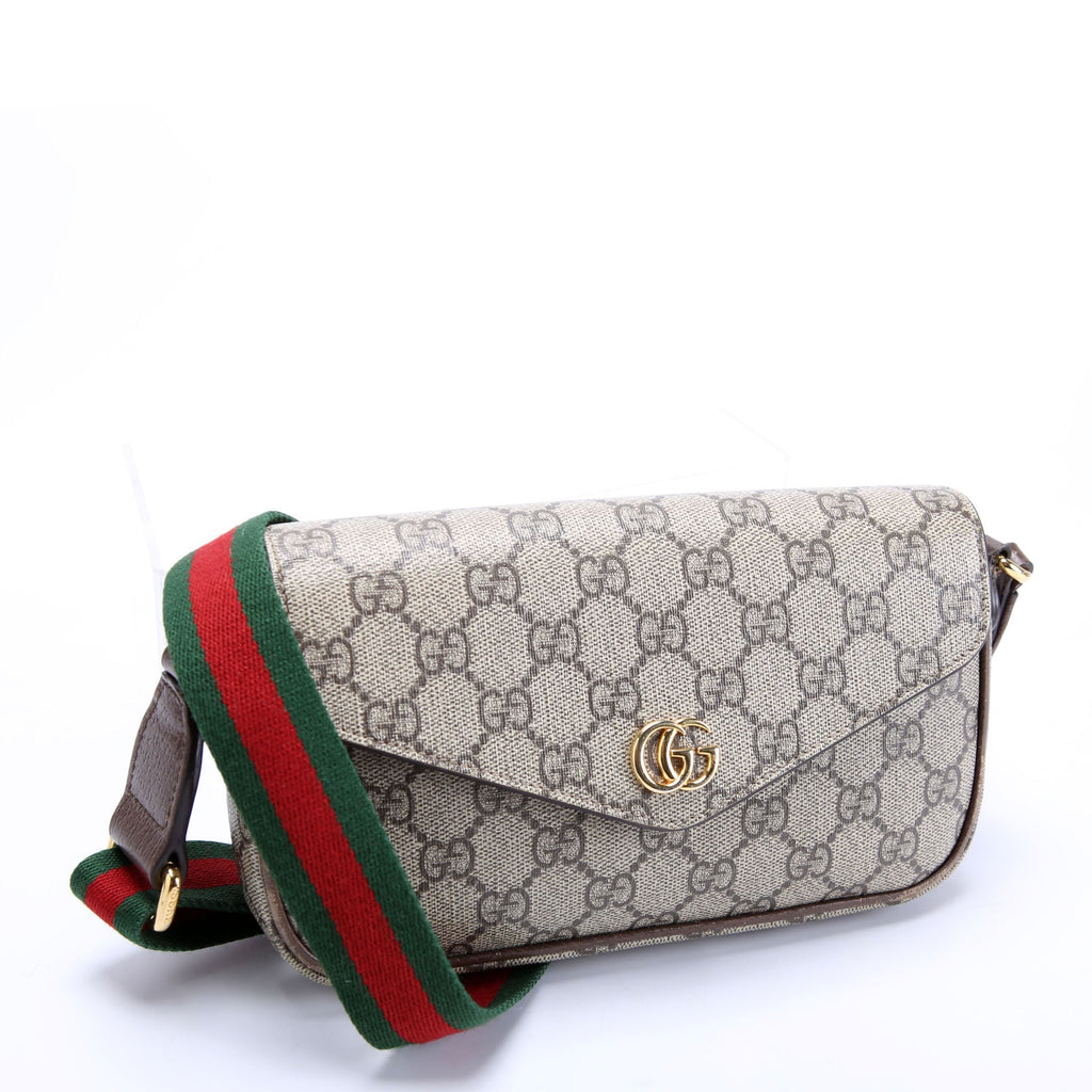 Gucci 764961 GG Supreme Ophidia Mini Bag Brown