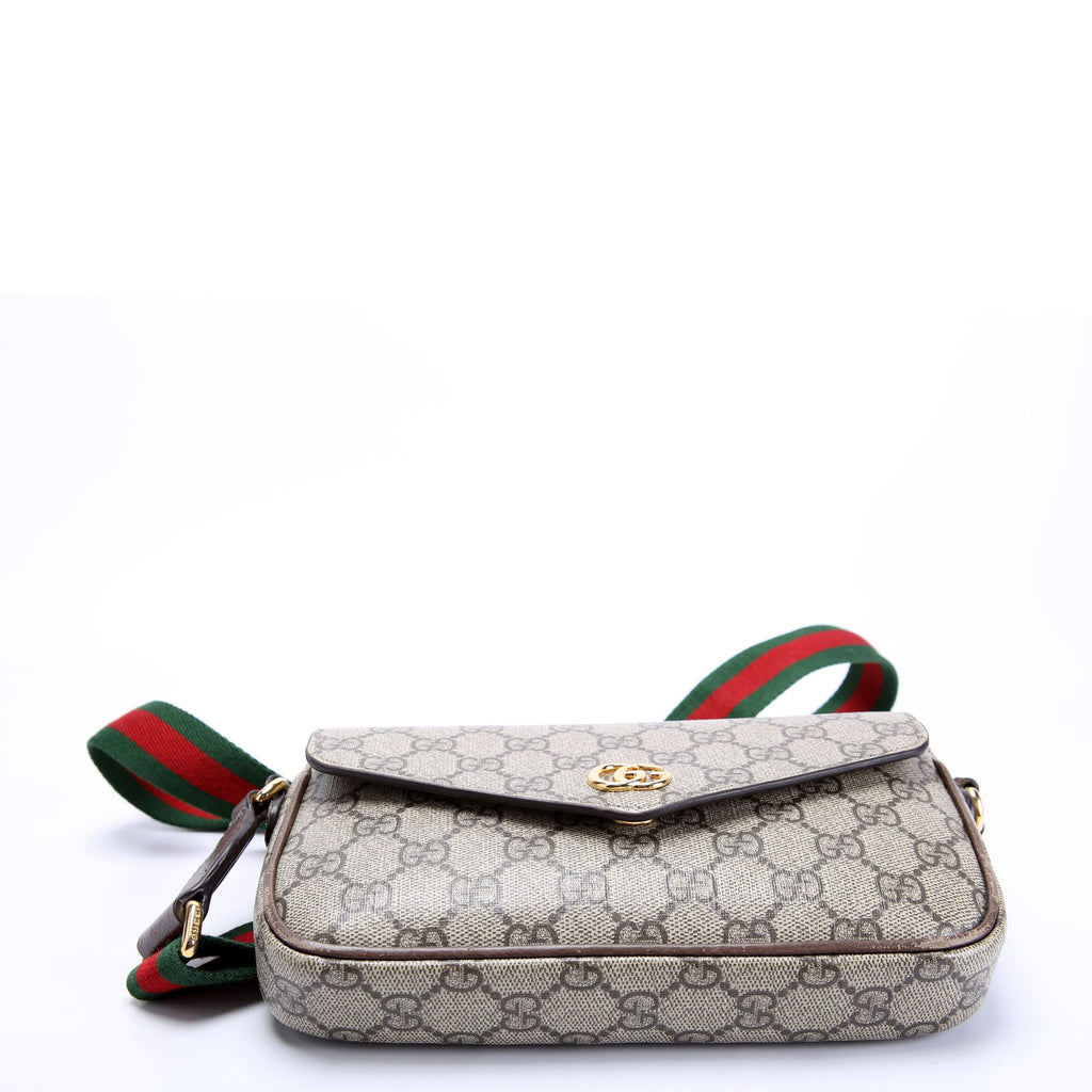 Gucci 764961 GG Supreme Ophidia Mini Bag Brown