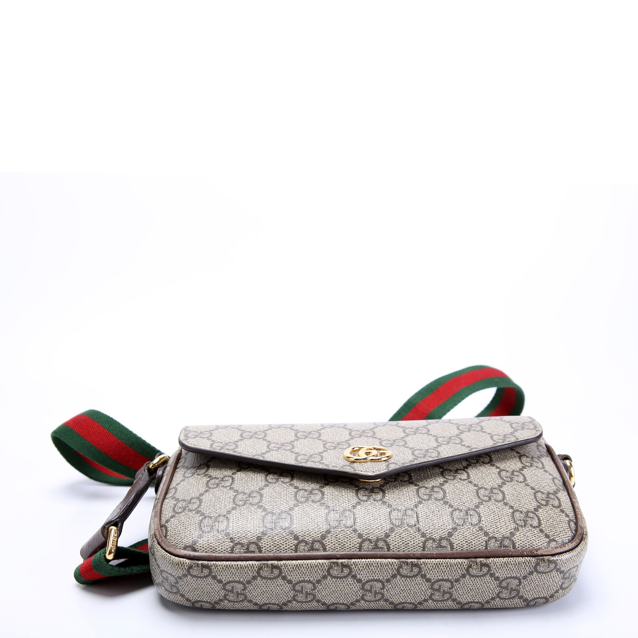 Gucci 764961 GG Supreme Ophidia Mini Bag Brown