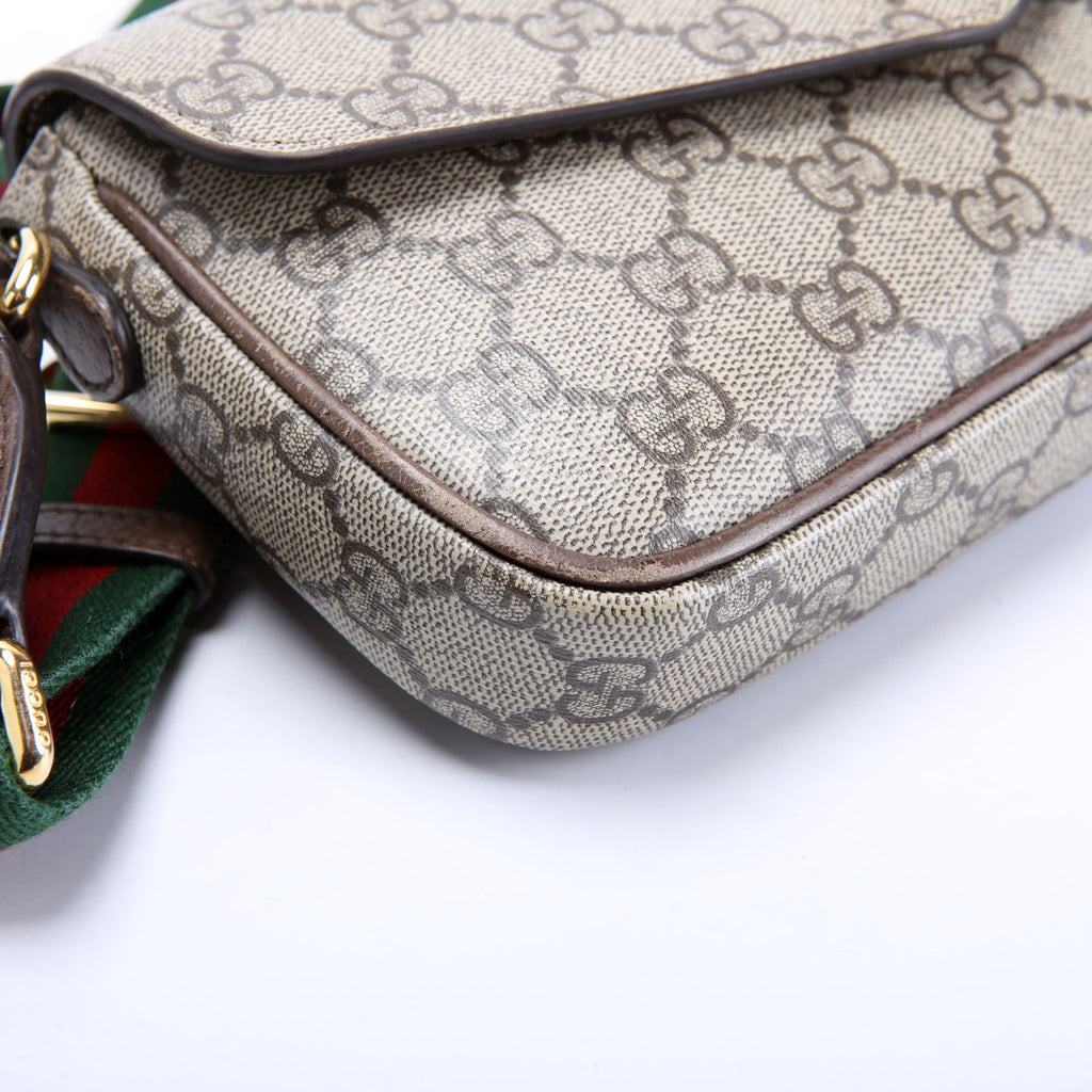 Gucci 764961 GG Supreme Ophidia Mini Bag Brown