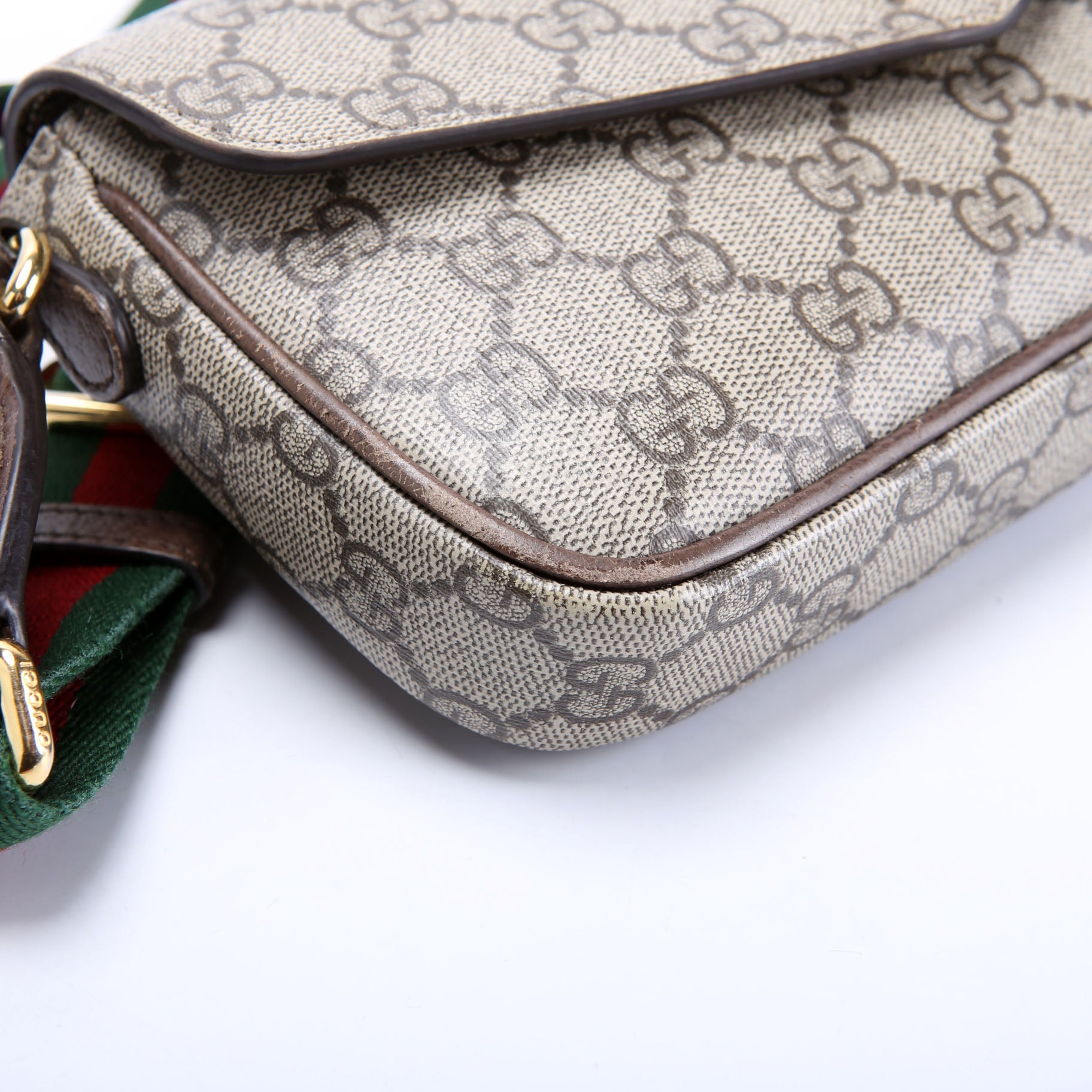 Gucci 764961 GG Supreme Ophidia Mini Bag Brown