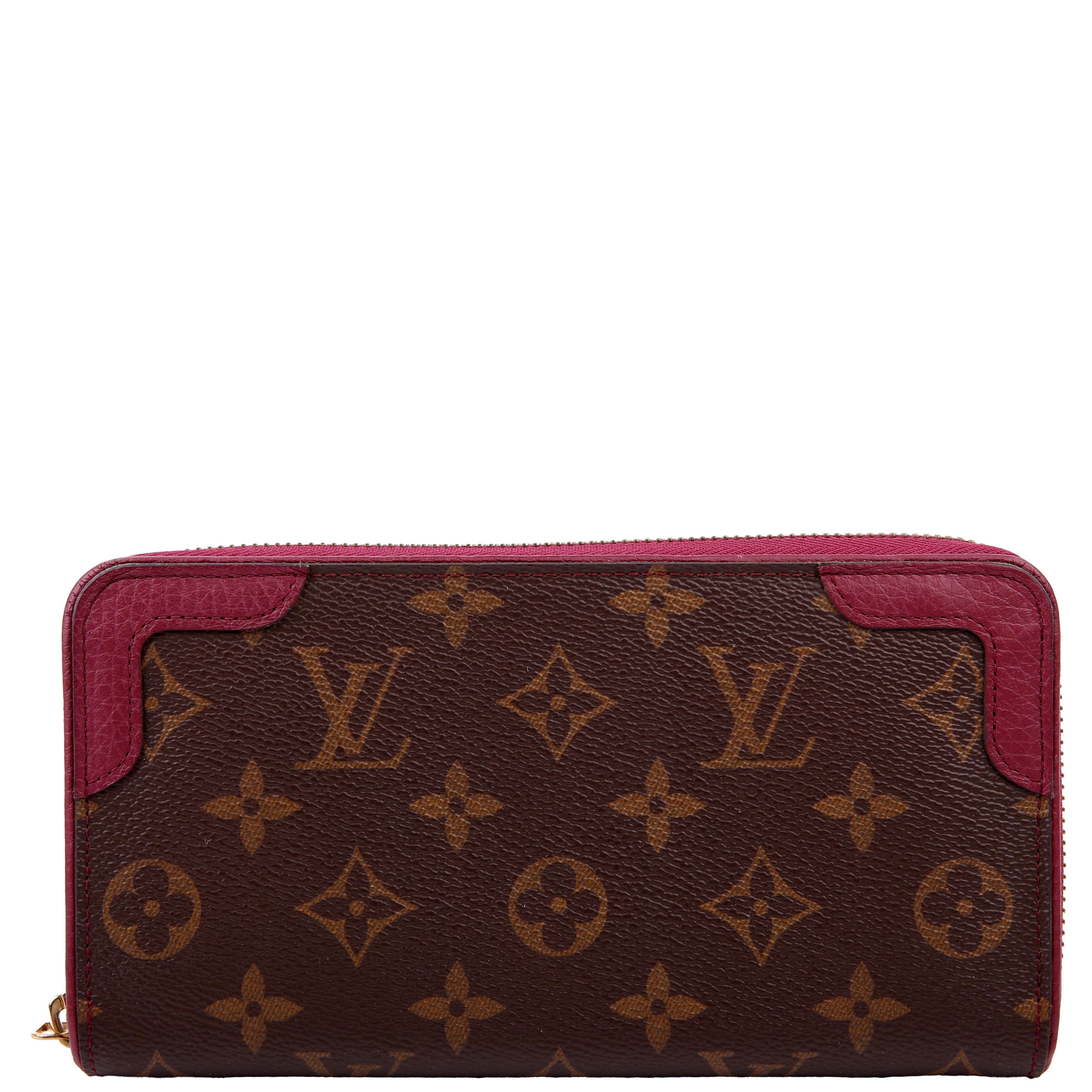 Louis Vuitton Zippy Wallet Retiro Monogram Burgundy