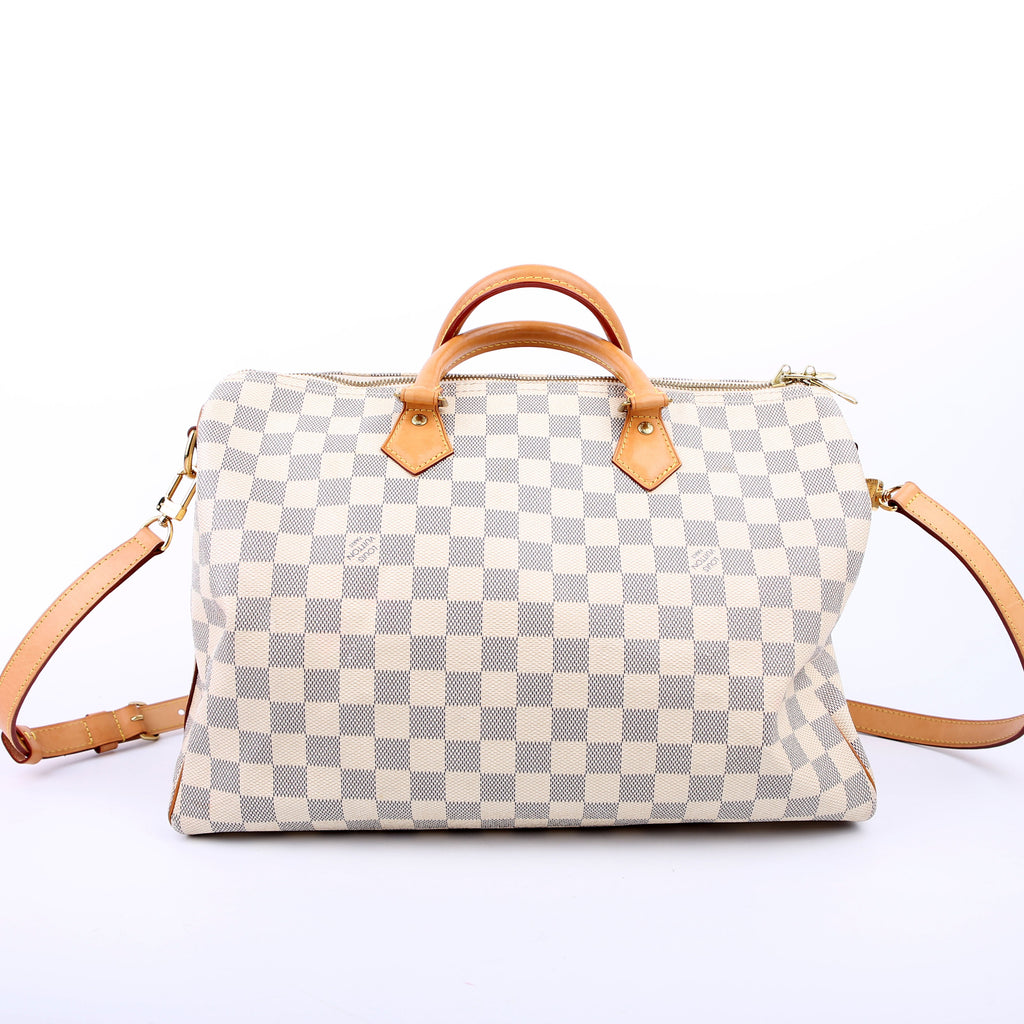 Louis Vuitton Speedy 35 Bandouliere Damier Azur