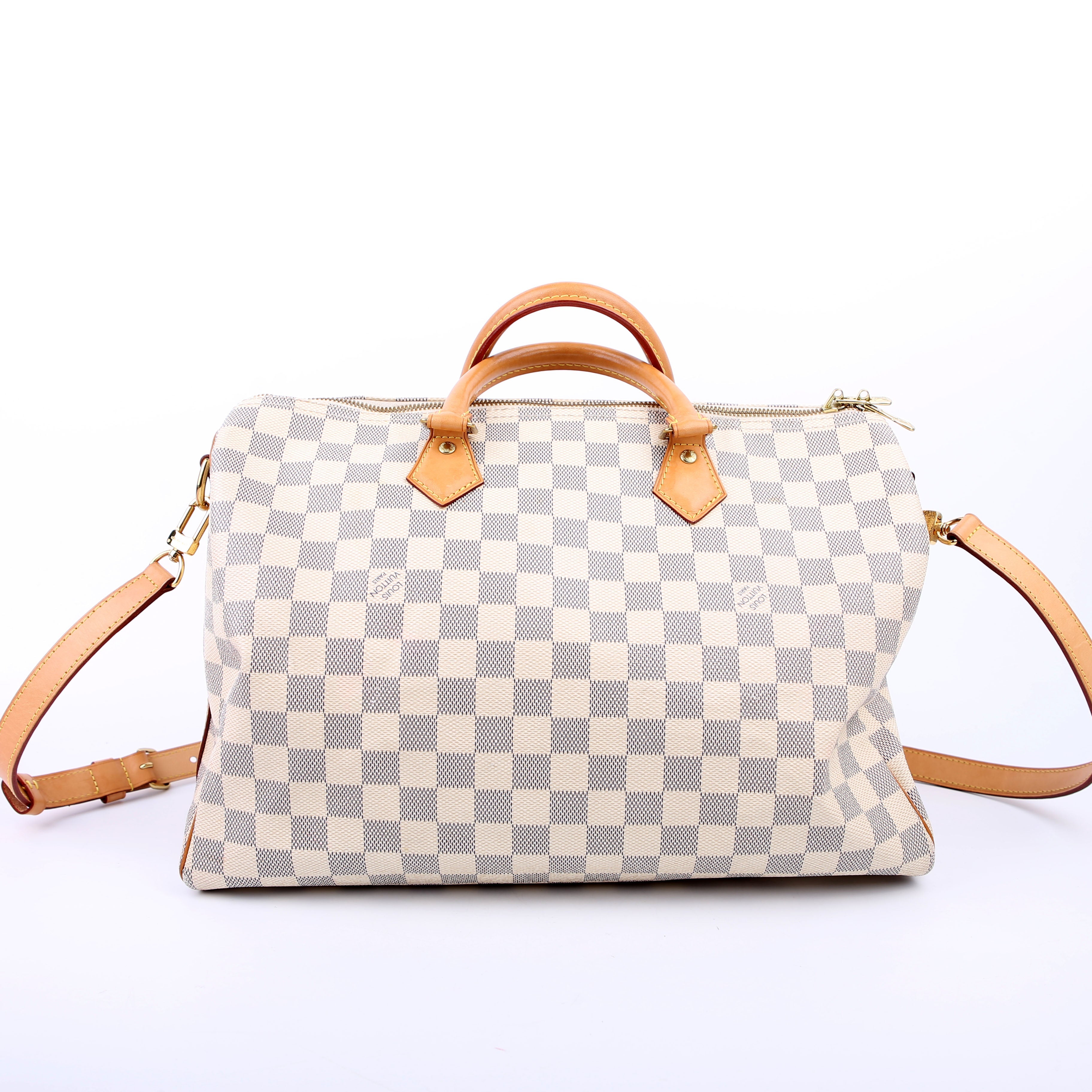 Louis Vuitton Speedy 35 Bandouliere Damier Azur