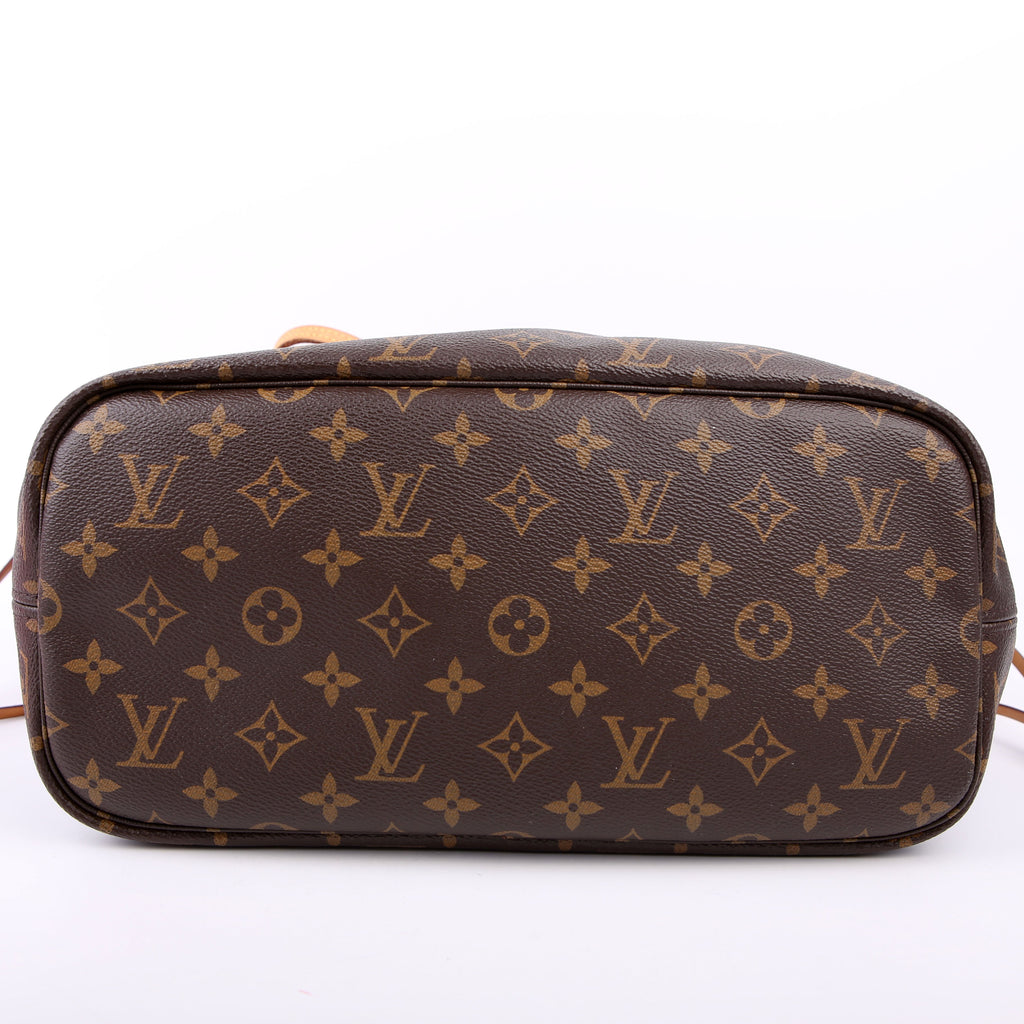 Louis Vuitton Neverfull With Wallet MM Monogram Patches Pink