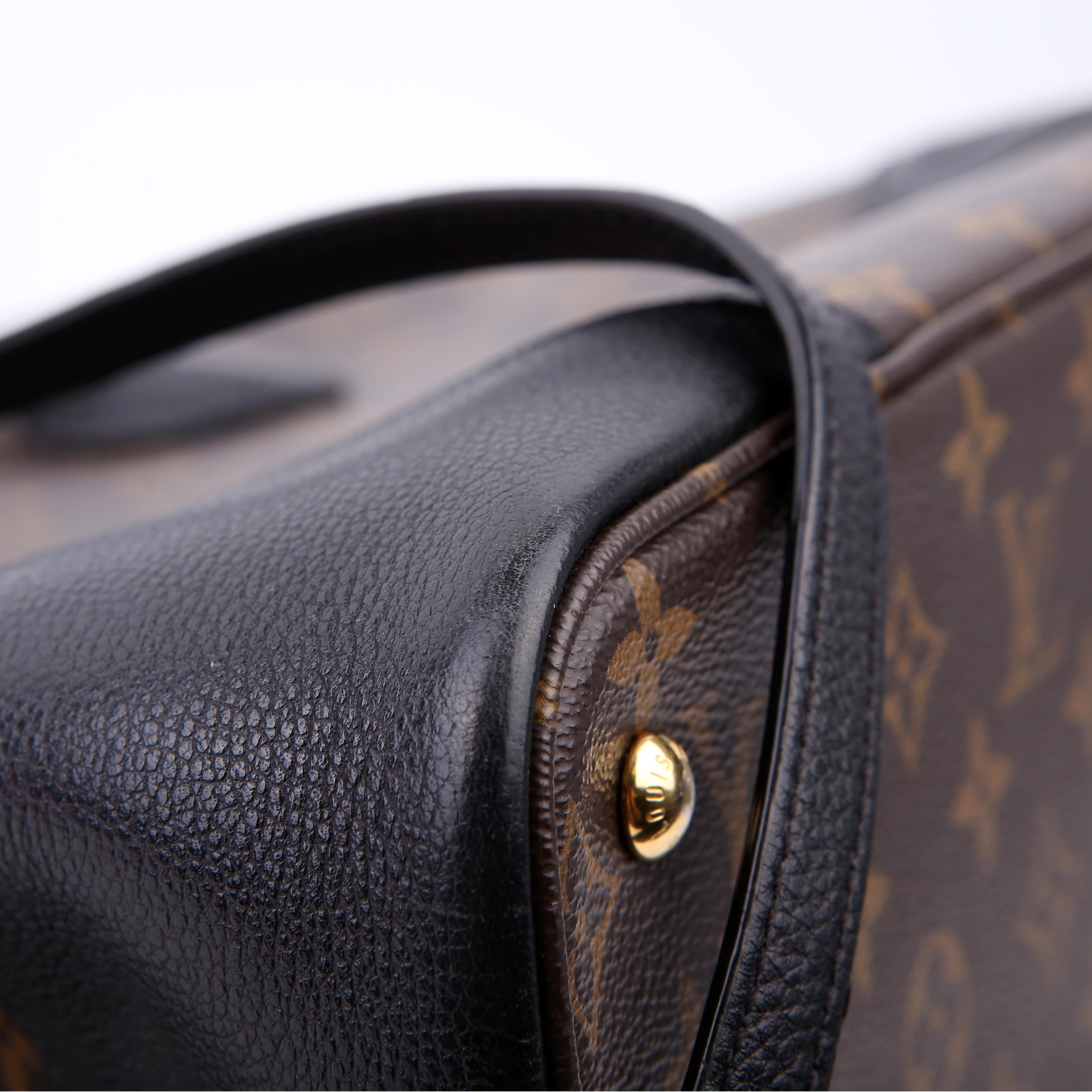 Louis Vuitton Flandrin Monogram/Leather Black