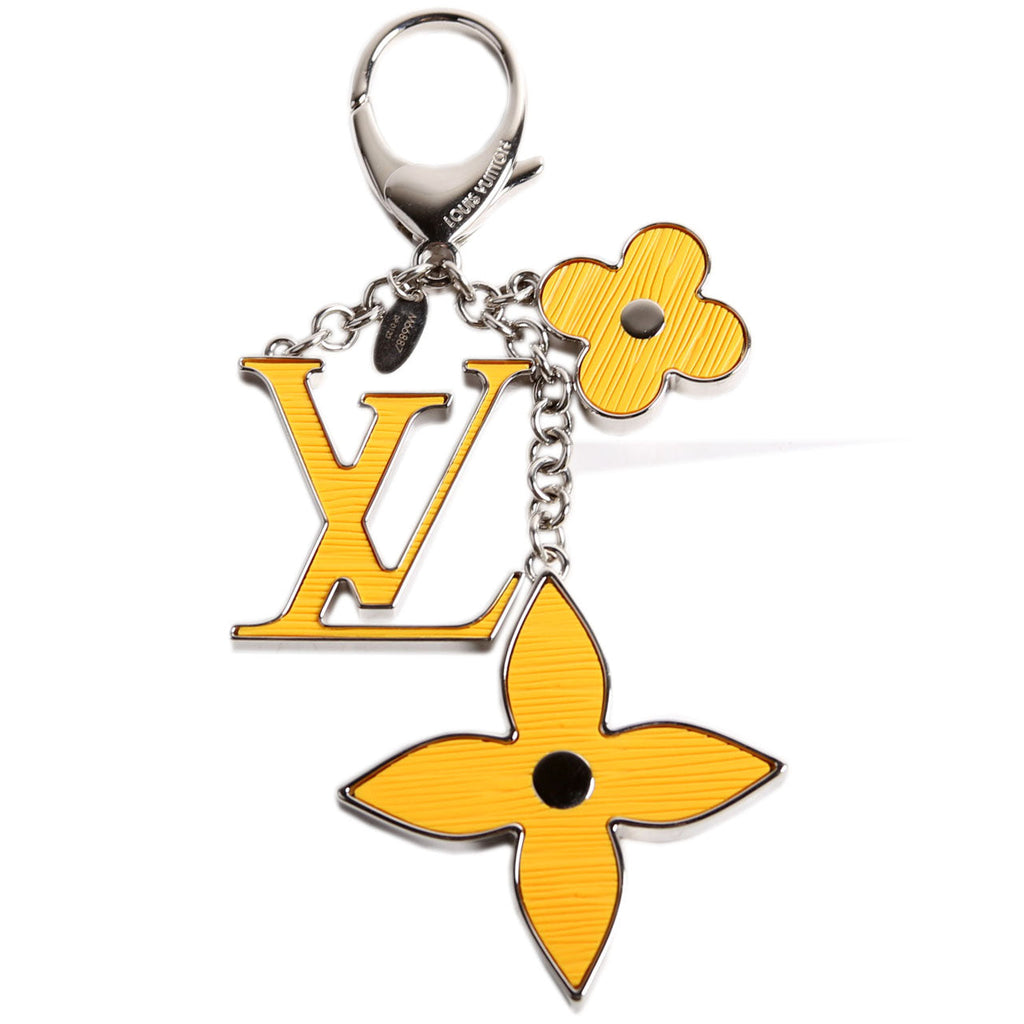 Louis Vuitton Fleur D'Epi Bag Charm Yellow/Silver