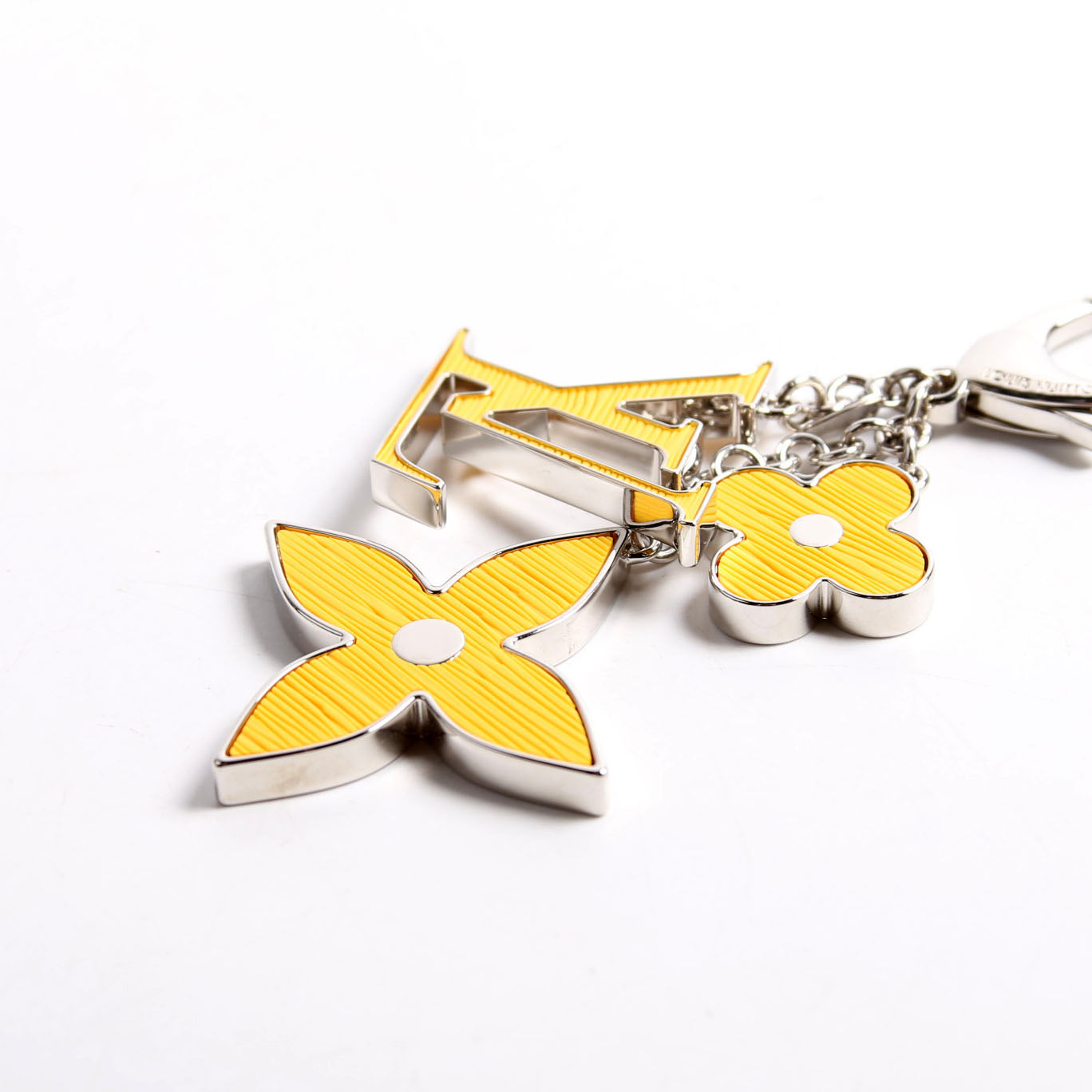 Louis Vuitton Fleur D'Epi Bag Charm Yellow/Silver