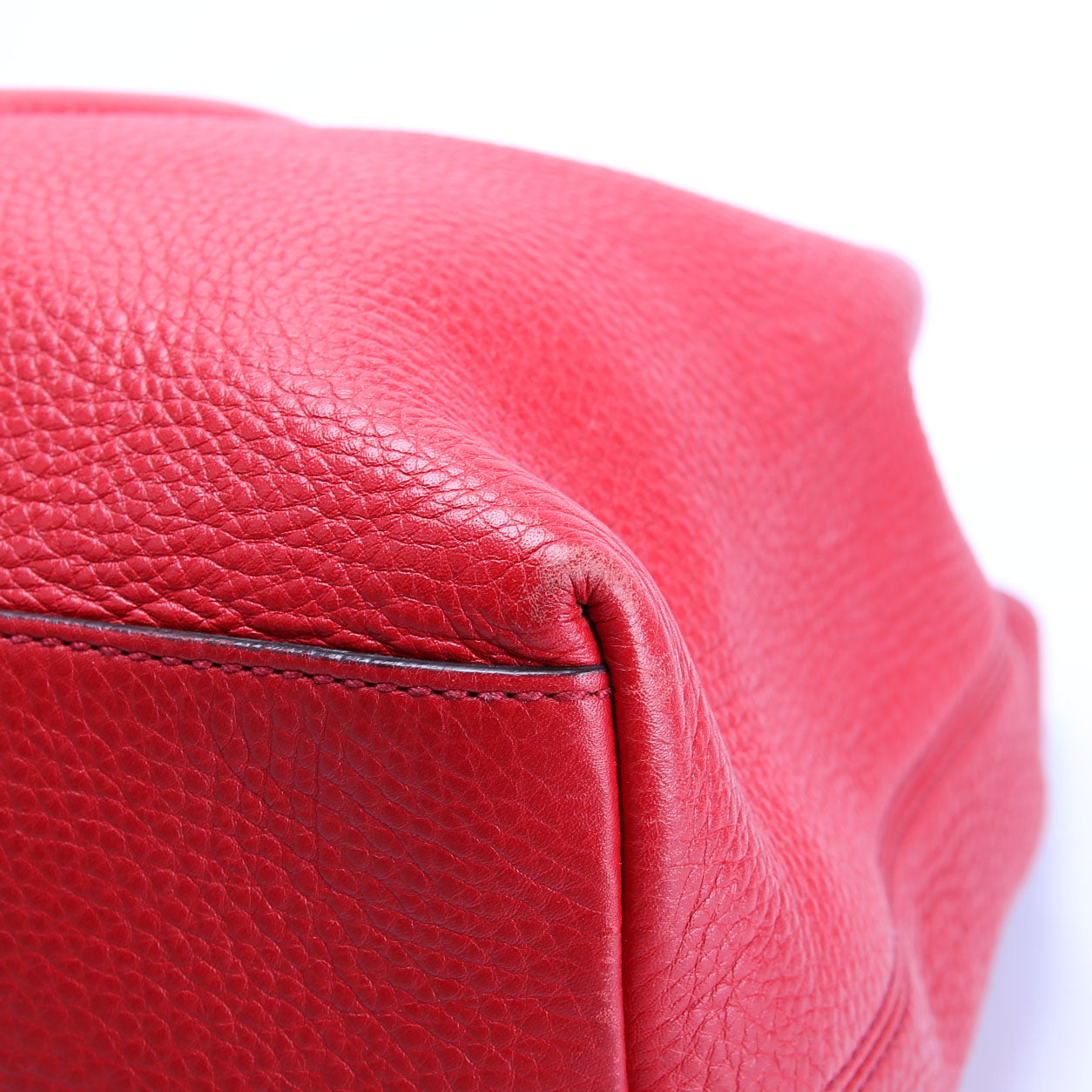 Gucci 308982 Soho Leather Shoulder Medium Red