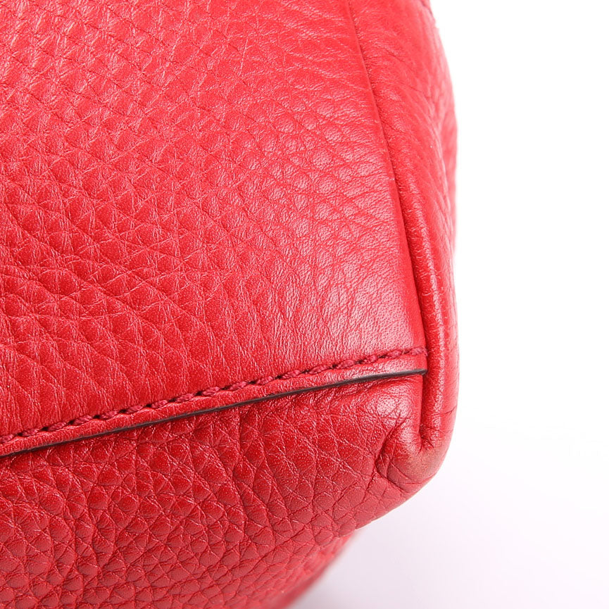 Gucci 308982 Soho Leather Shoulder Medium Red