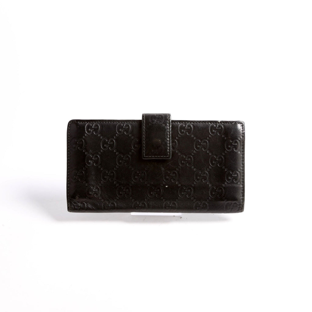 Gucci 112715 GG Leather Continental Wallet