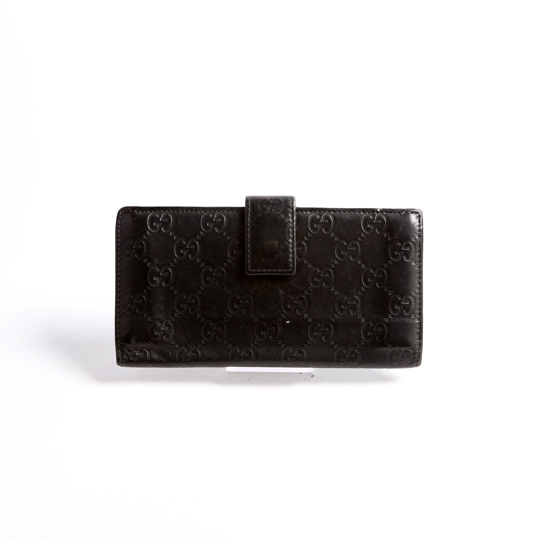 Gucci 112715 GG Leather Continental Wallet