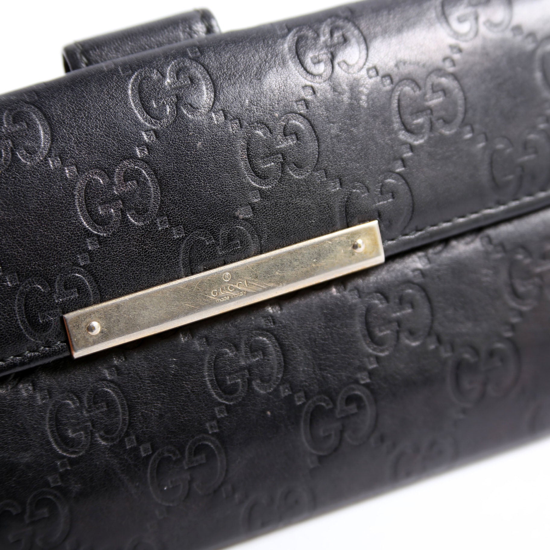 Gucci 112715 GG Leather Continental Wallet