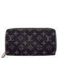 Louis Vuitton Zippy Wallet Denim Monogram Dark Blue