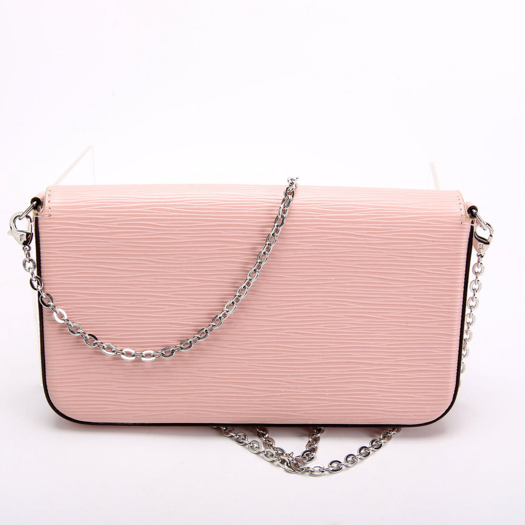 Louis Vuitton Pochette Felicie Epi Leather Pink