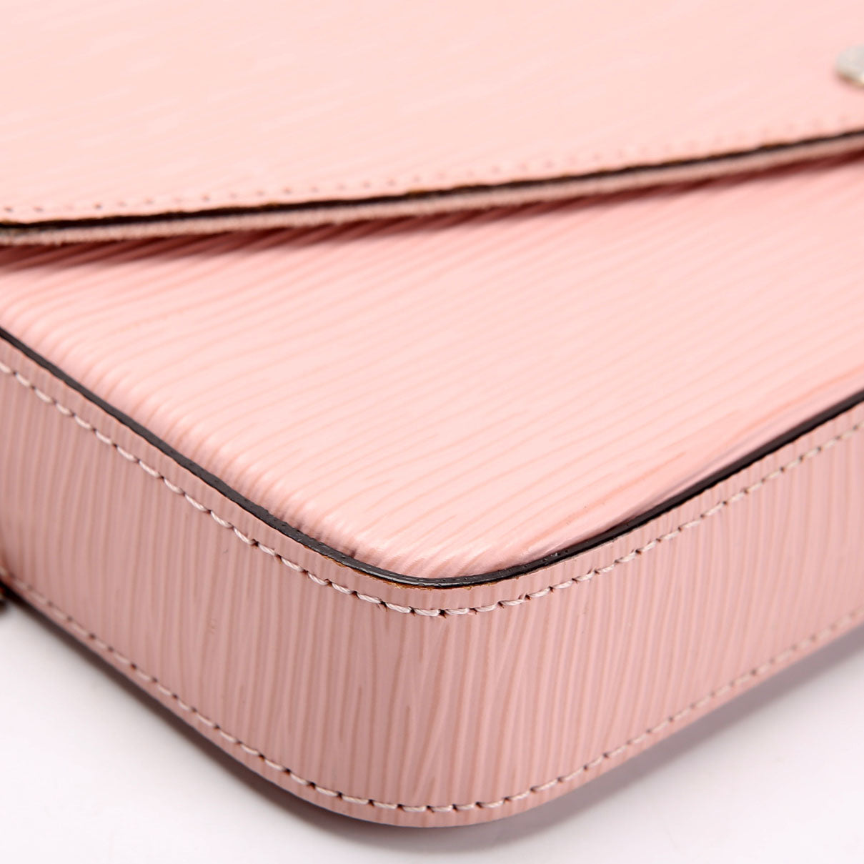 Louis Vuitton Pochette Felicie Epi Leather Pink