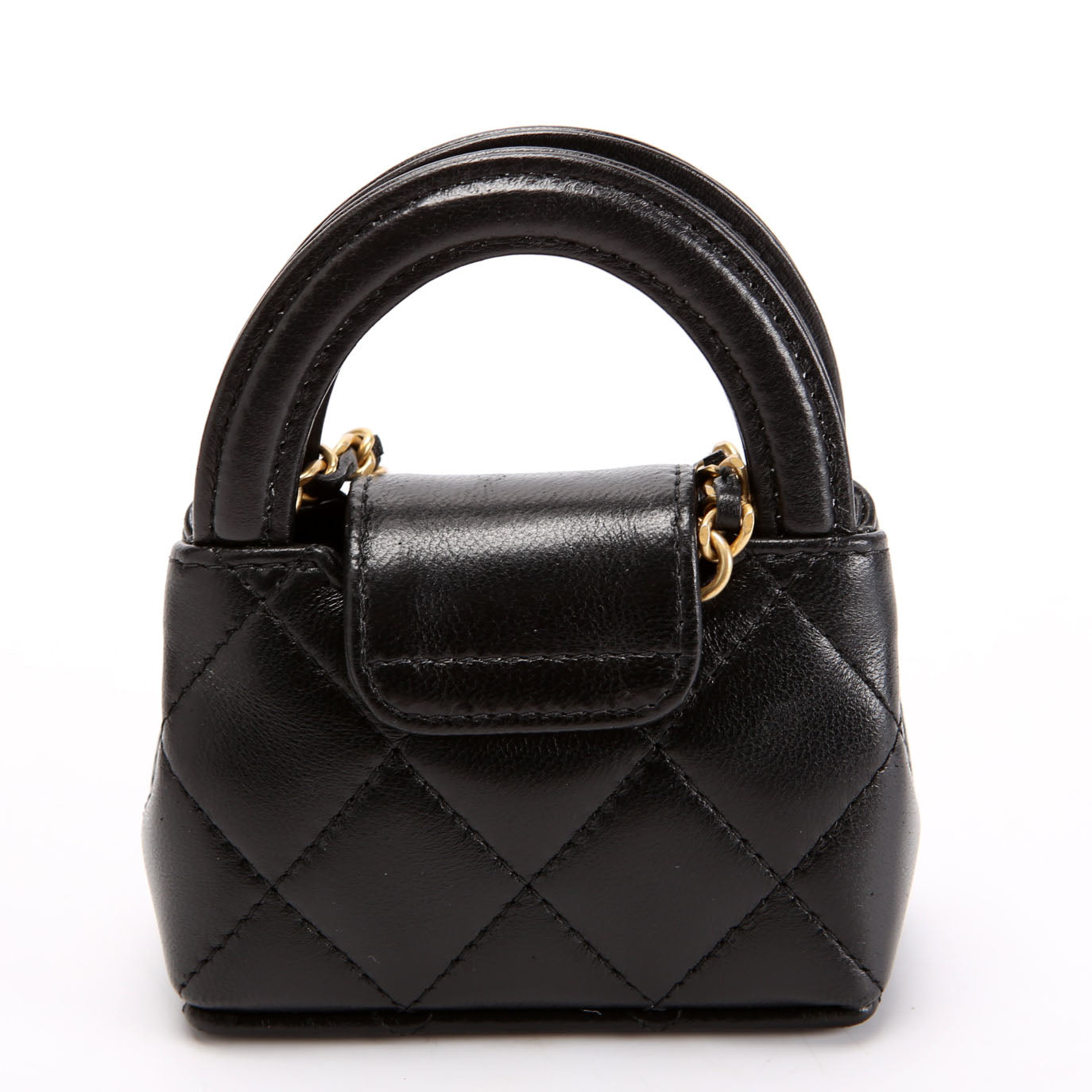 Chanel Mini Kelly Bag Charm Black