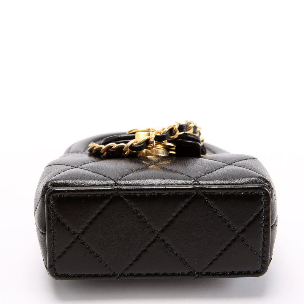 Chanel Mini Kelly Bag Charm Black