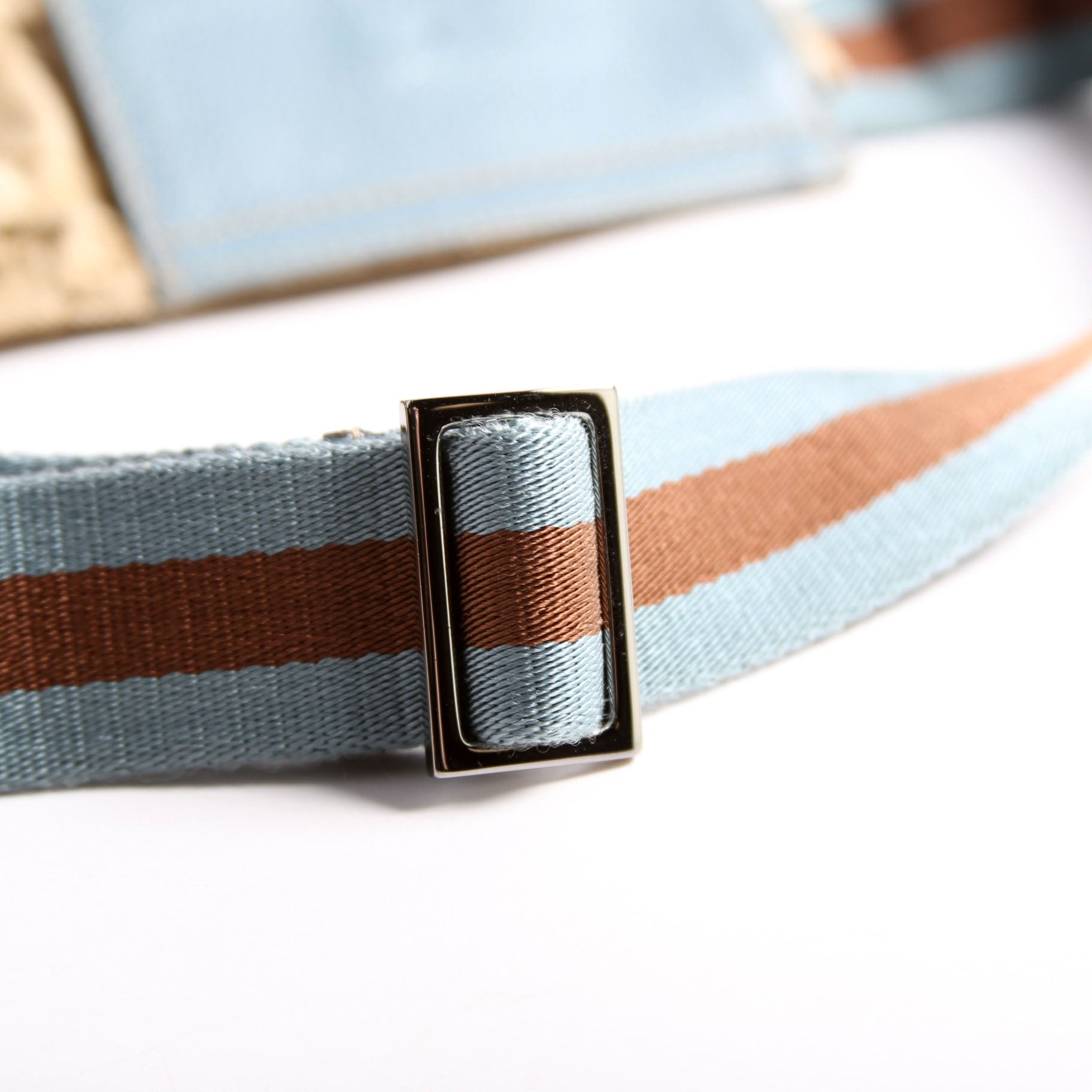 Gucci 162962 GG Canvas Mini Waist Bag Beige/Blue
